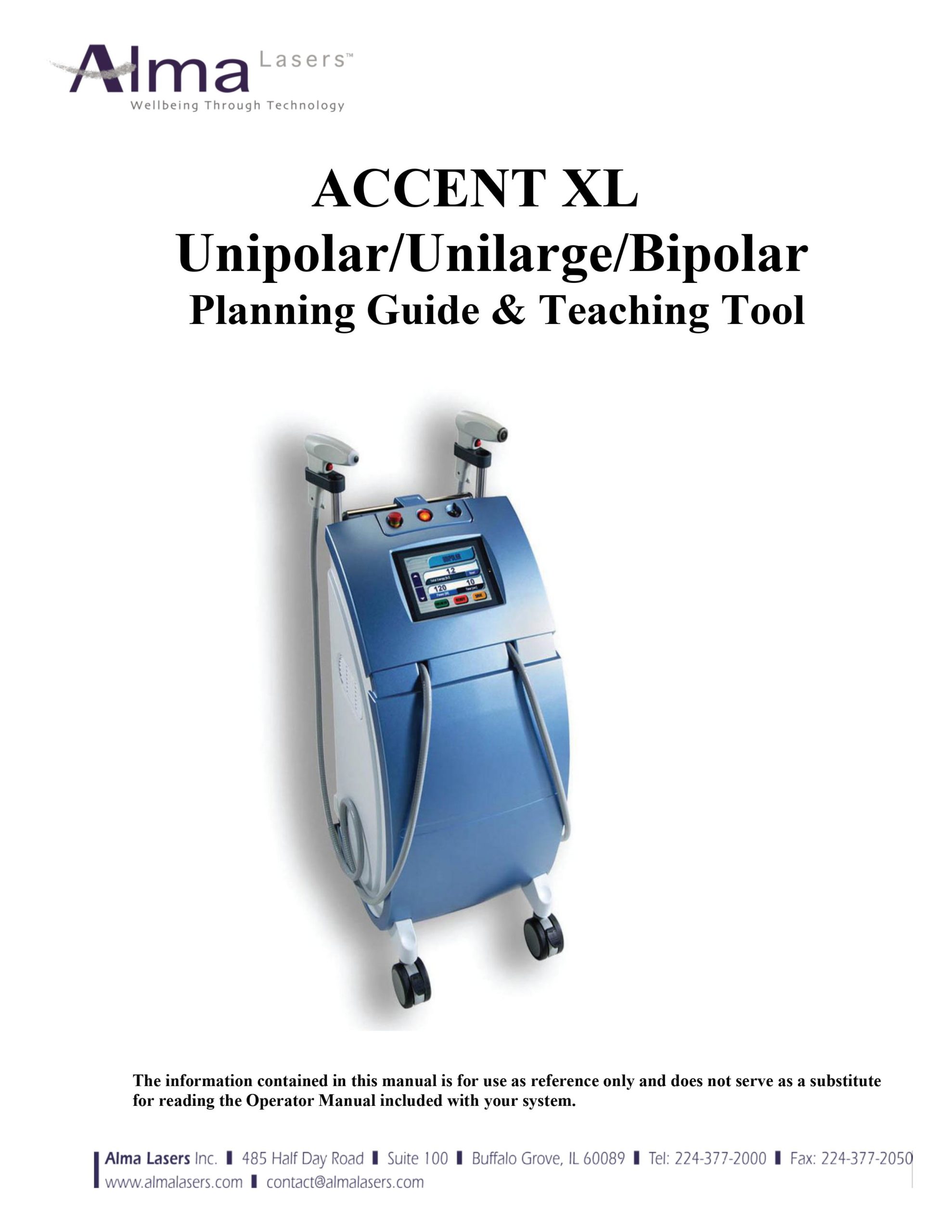 Alma Accent XL User Manual, Planning Guide & Quick Reference - PDF Download - Image 9