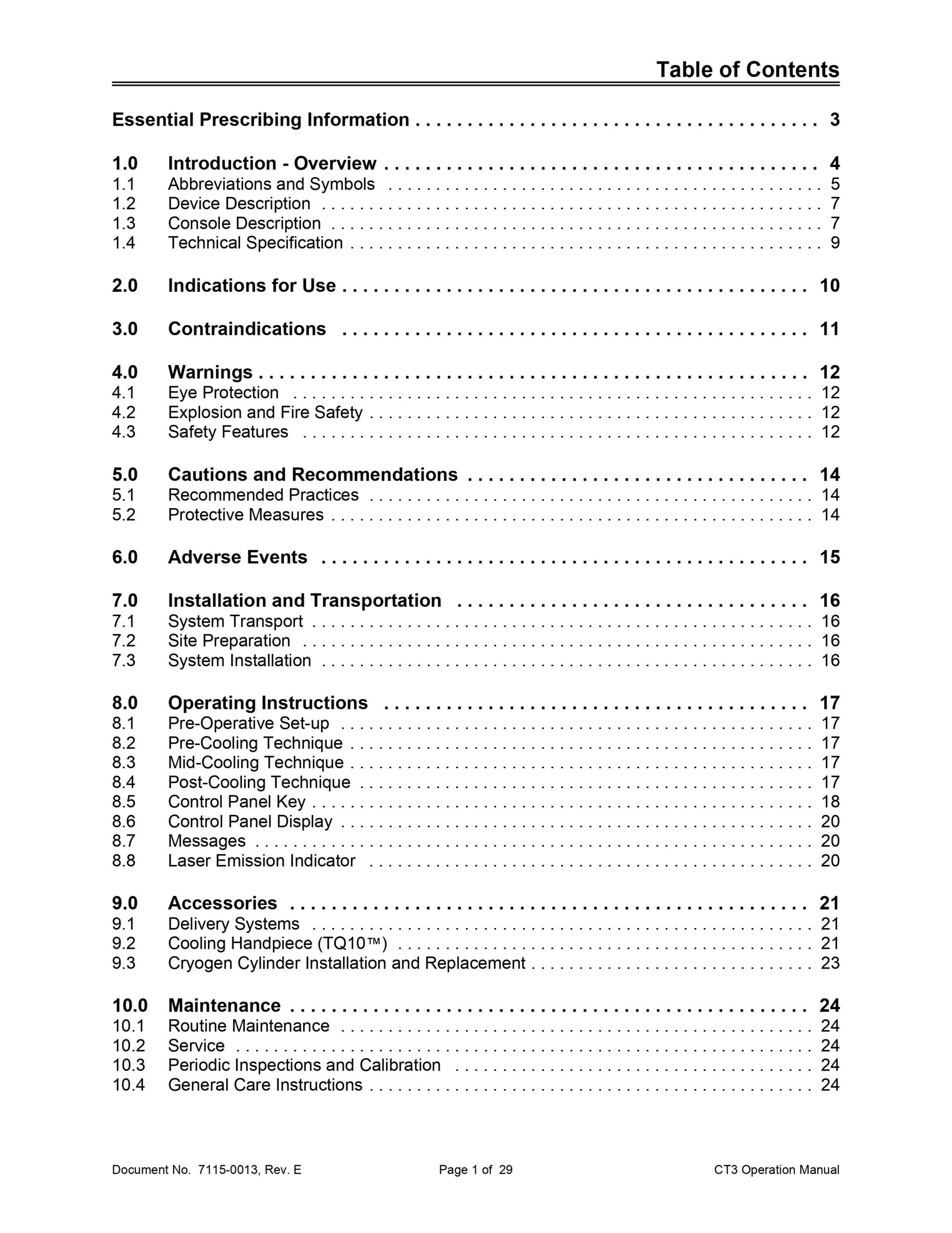 CoolTouch CT3 User Manual - PDF Download - Image 2