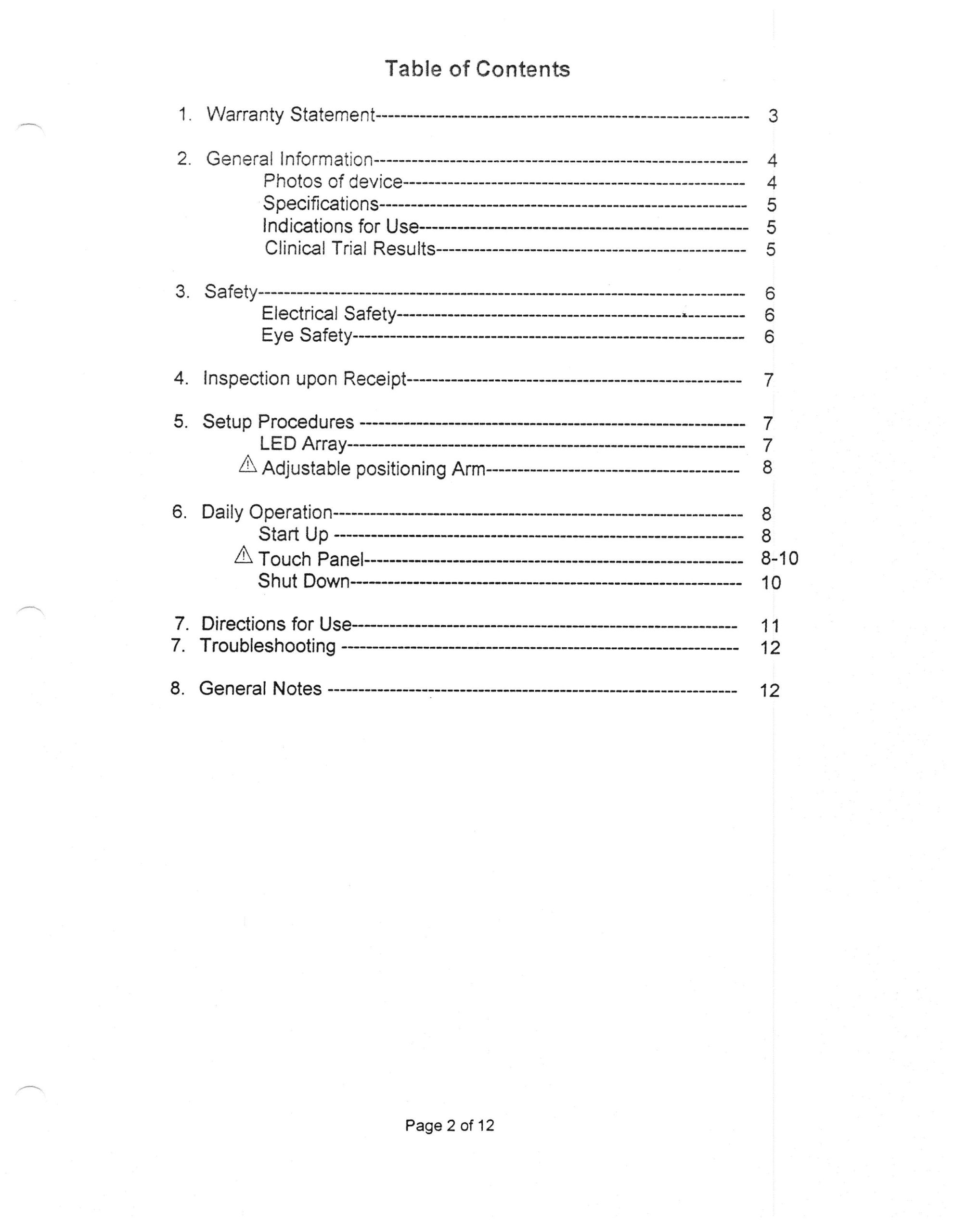 Light Bioscience GentleWaves User Manual - PDF Download - Image 2