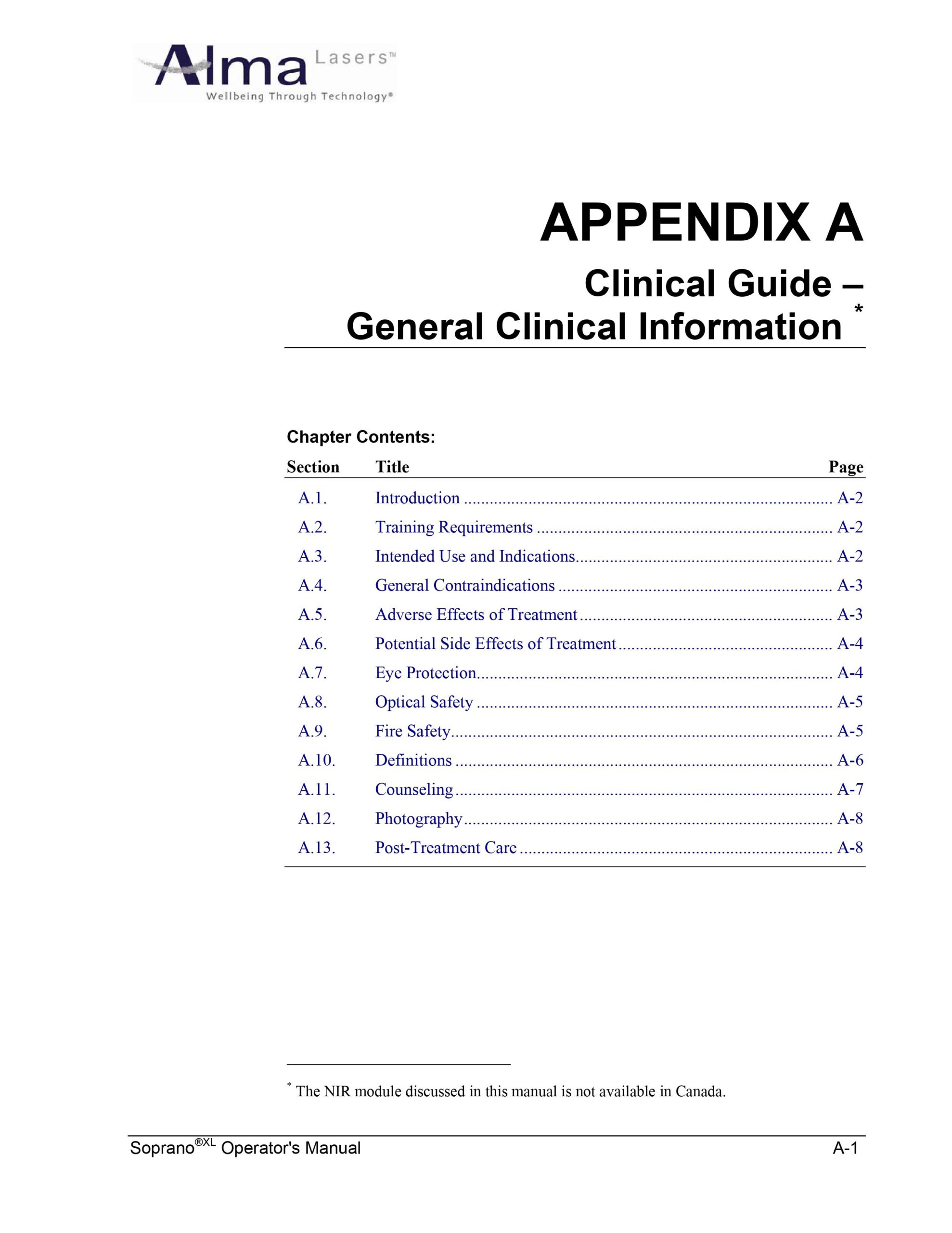 Alma Soprano XL User Manual, Planning Guide & Quick Reference - PDF Download - Image 2