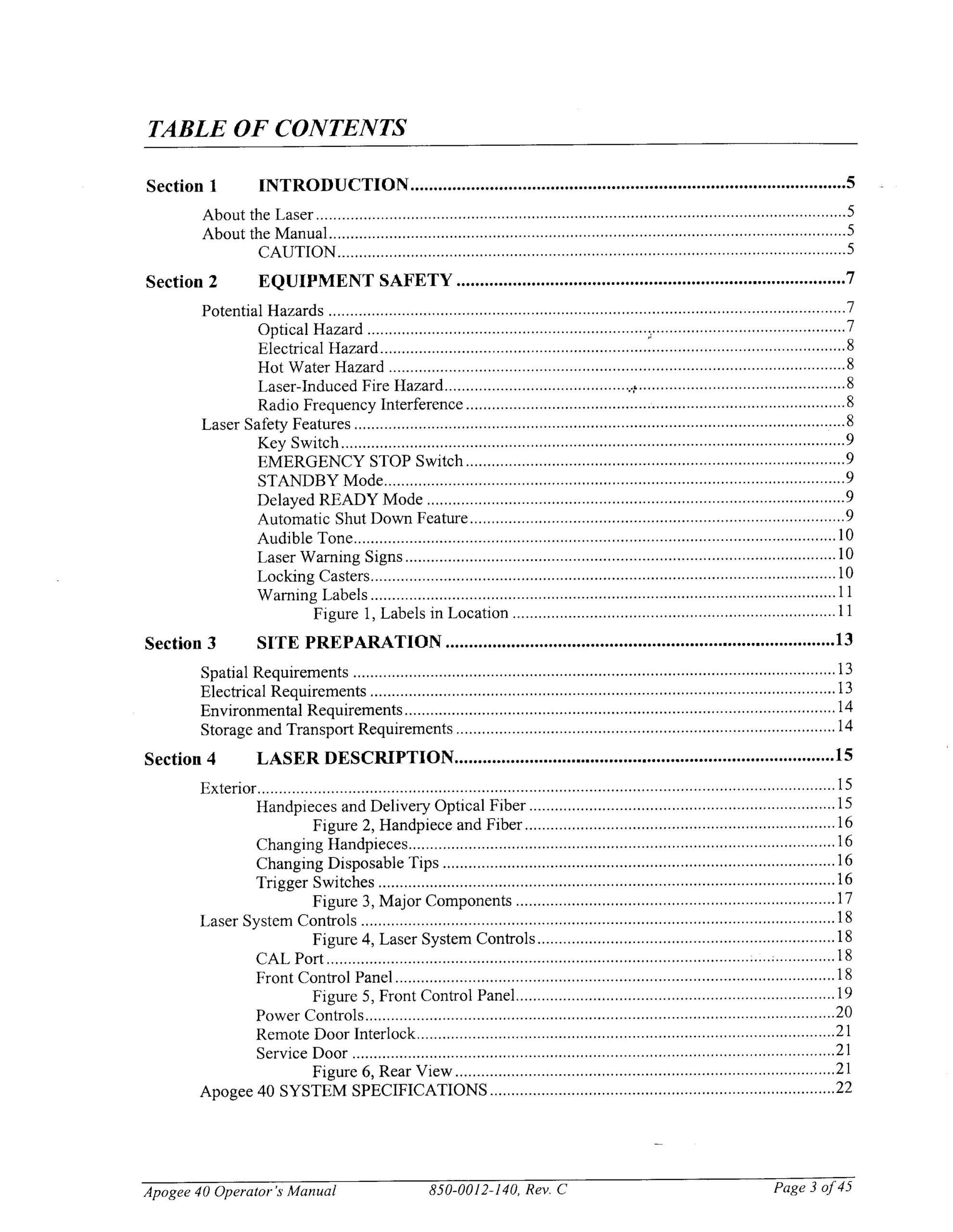 Cynosure Apogee 40 User Manual - PDF Download - Image 2