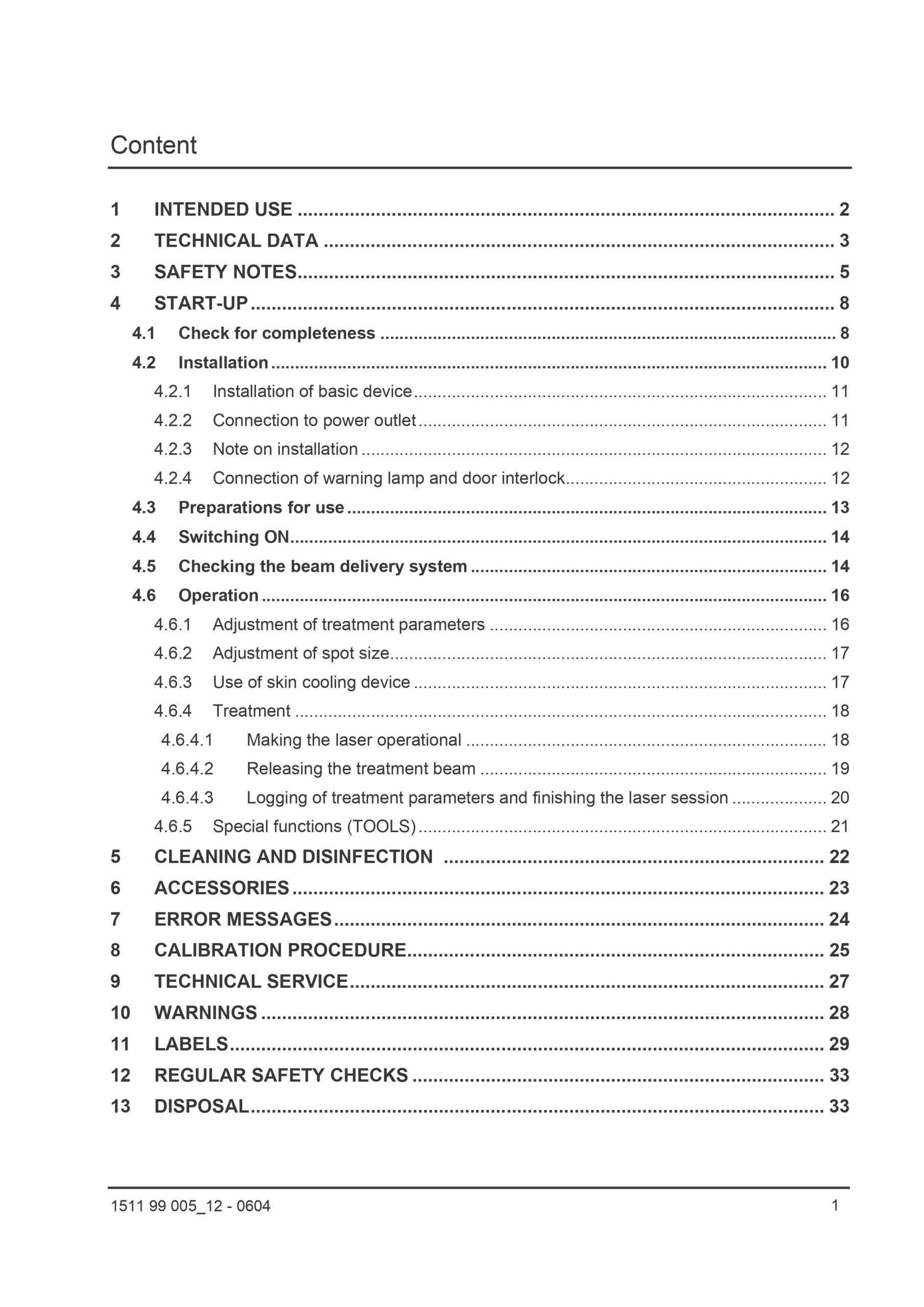 Asclepion MeDioStar HC User Manual & Application Manual - PDF Download - Image 2
