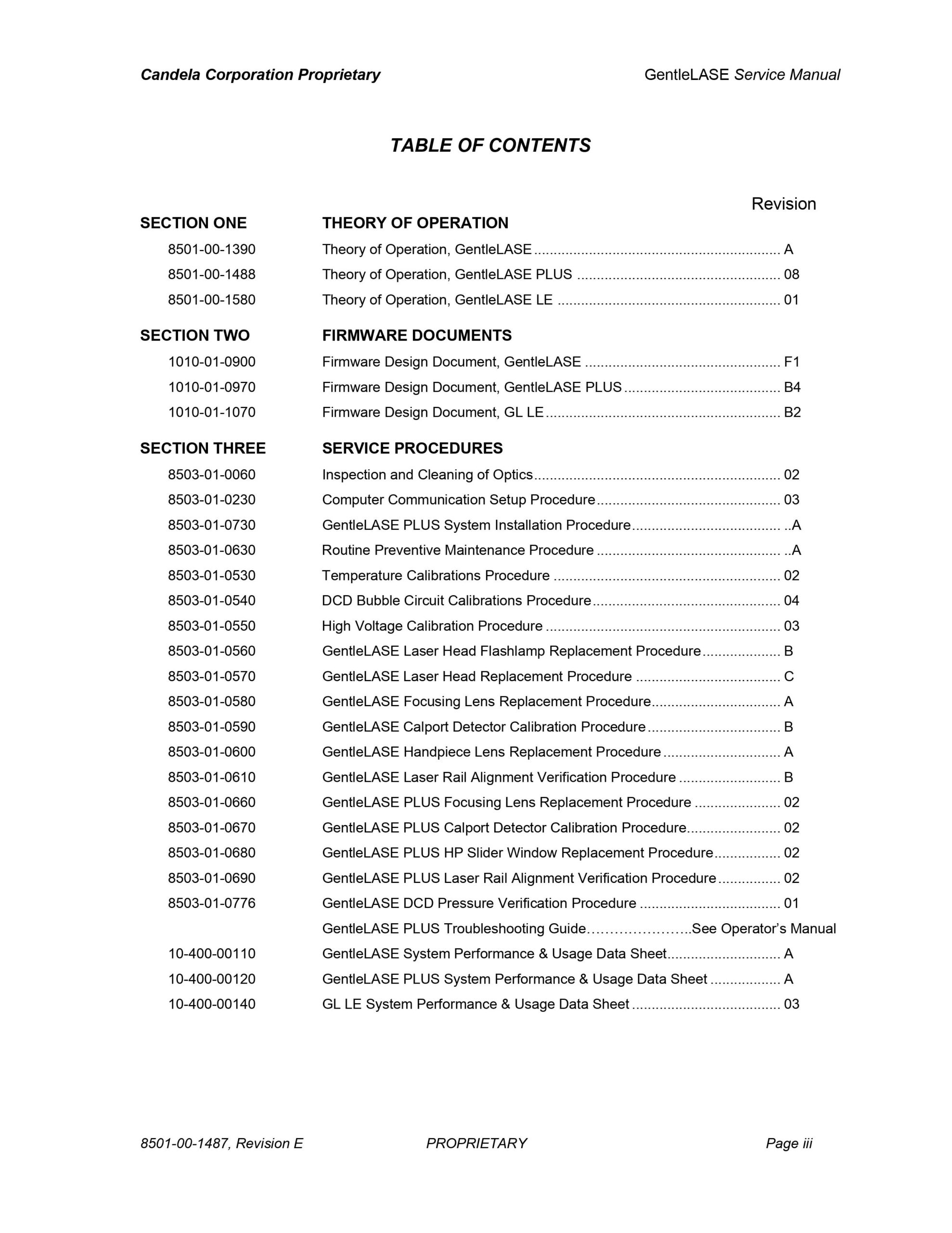 Candela GentleLASE Service Manual - PDF Download - Image 4