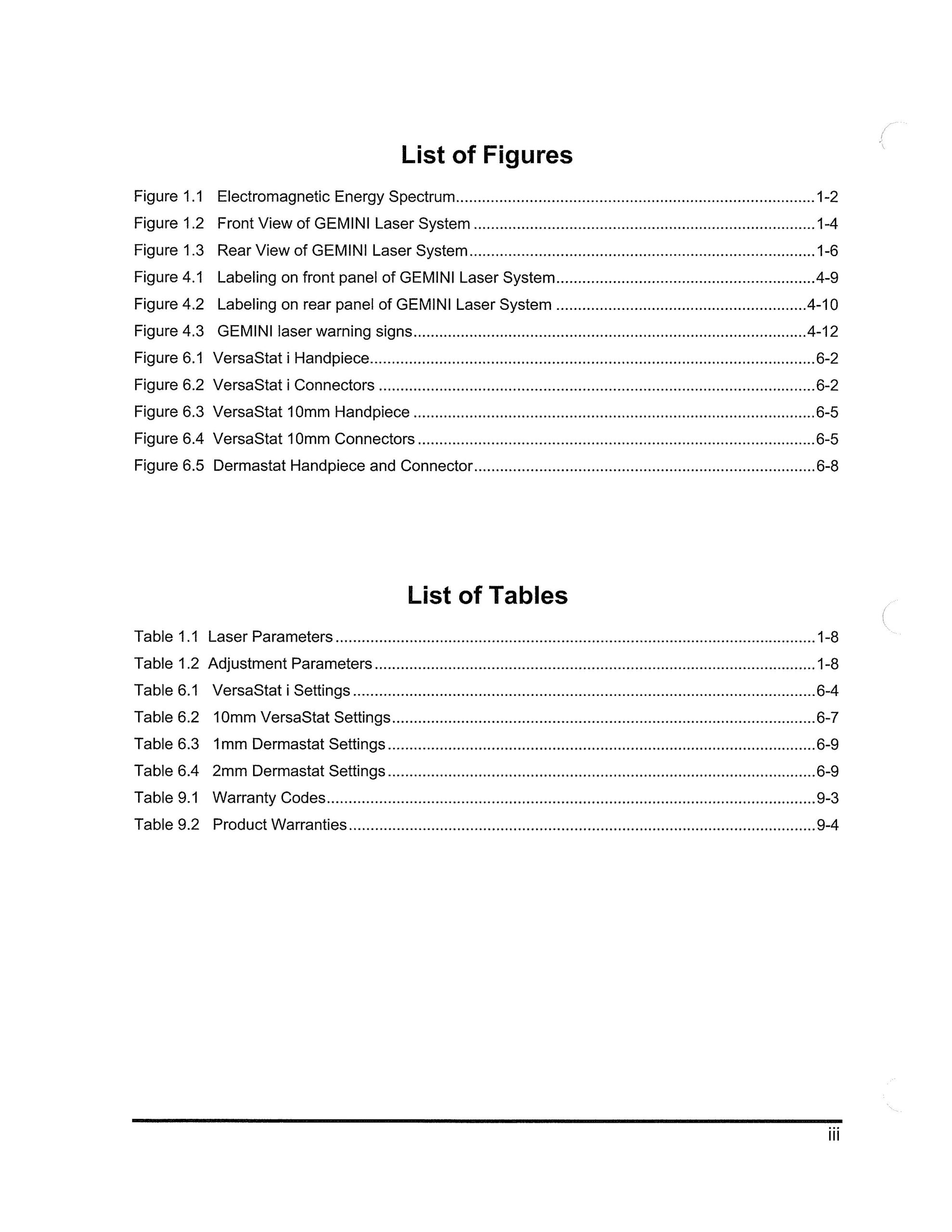 Laserscope Gemini User Manual & Treatment Parameters - PDF Download - Image 3