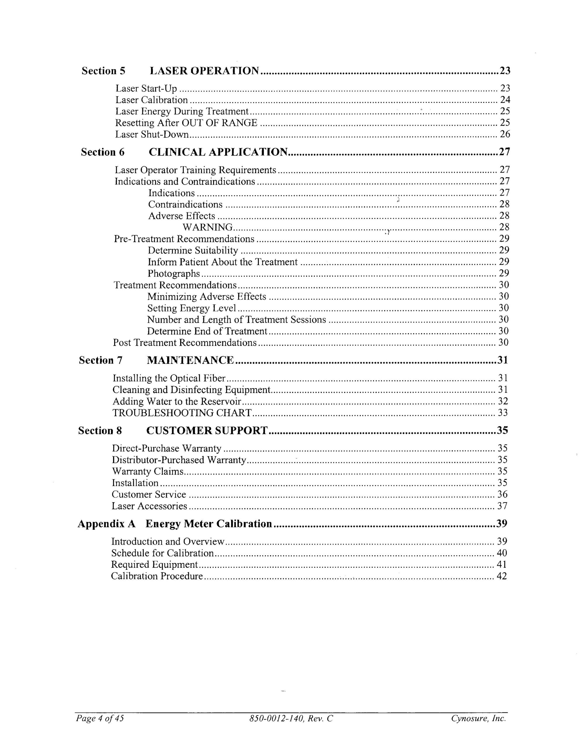 Cynosure Apogee 40 User Manual - PDF Download - Image 3