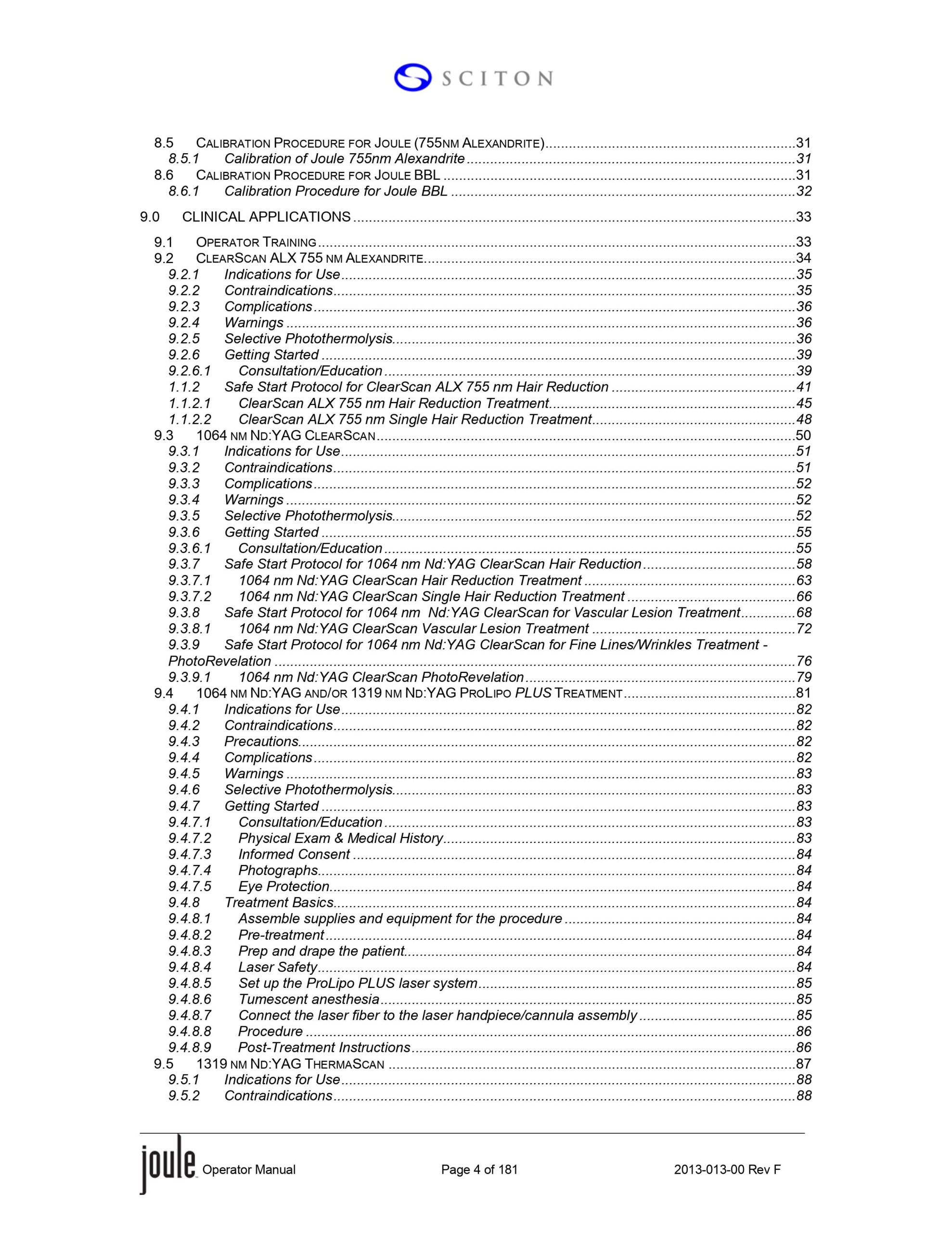 Sciton Joule User Manual - PDF Download - Image 3