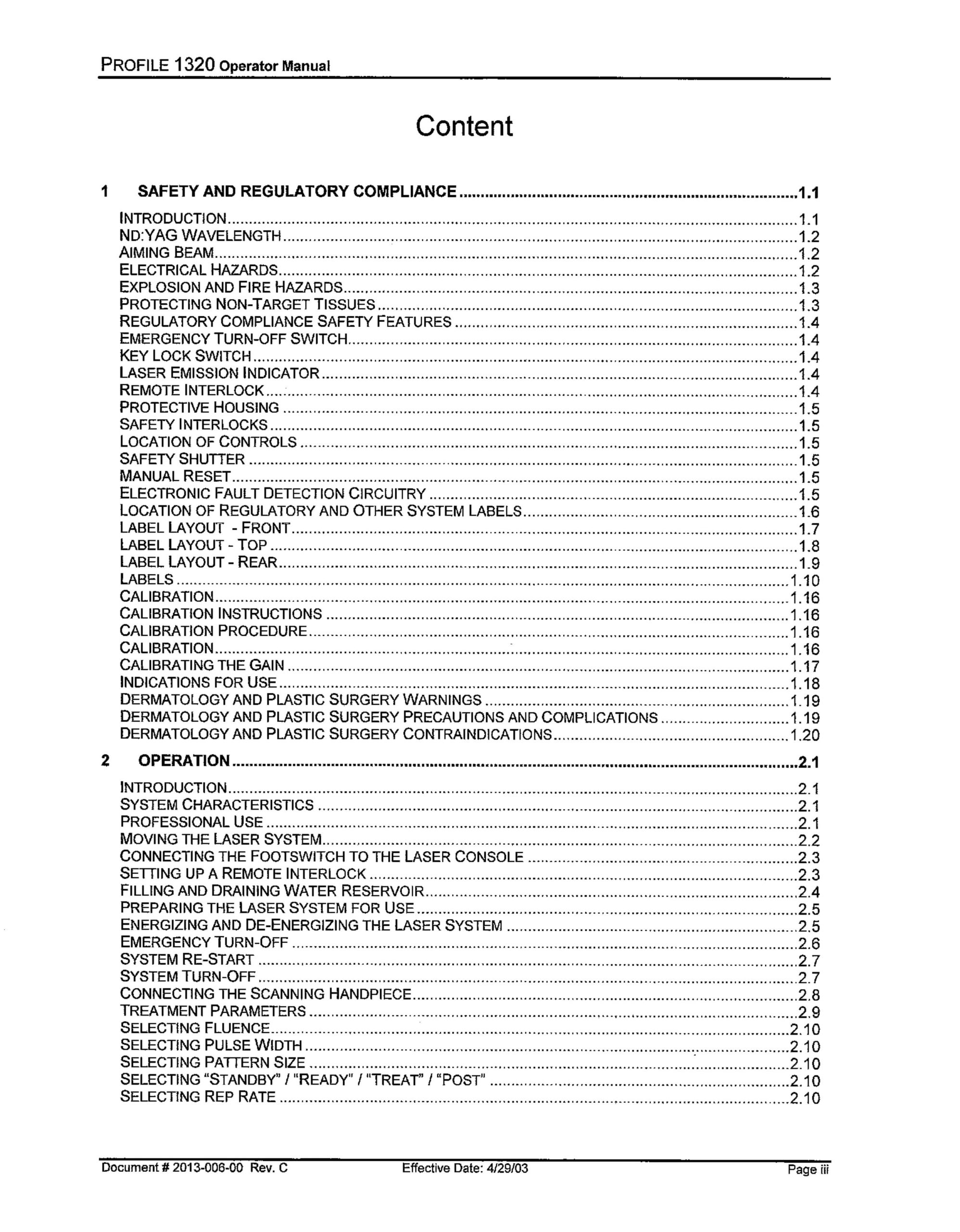 Sciton Profile 1320 User Manual - PDF Download - Image 2