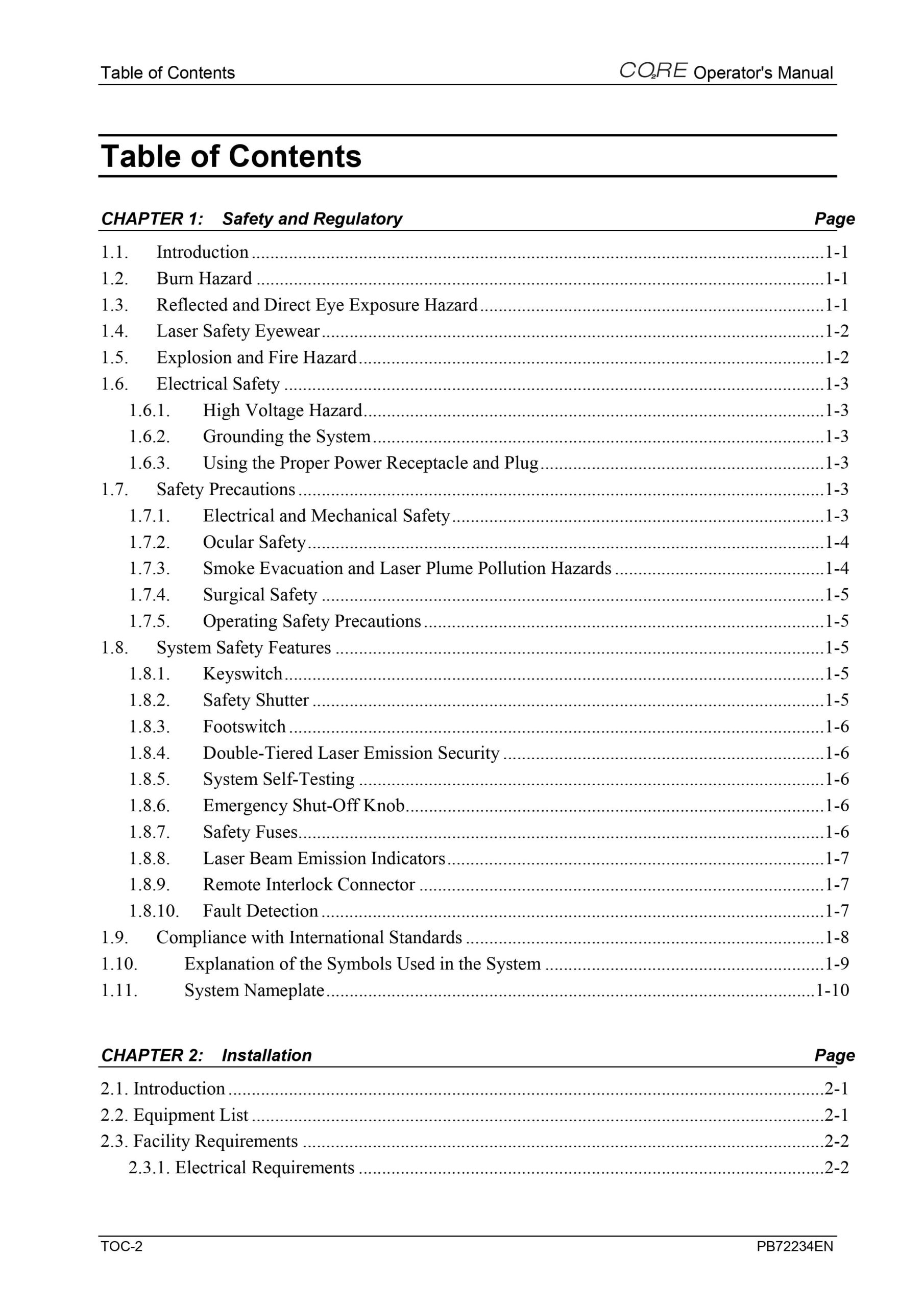 Syneron CO2RE Core CO2 User Manual & Reference Guide - PDF Download - Image 2