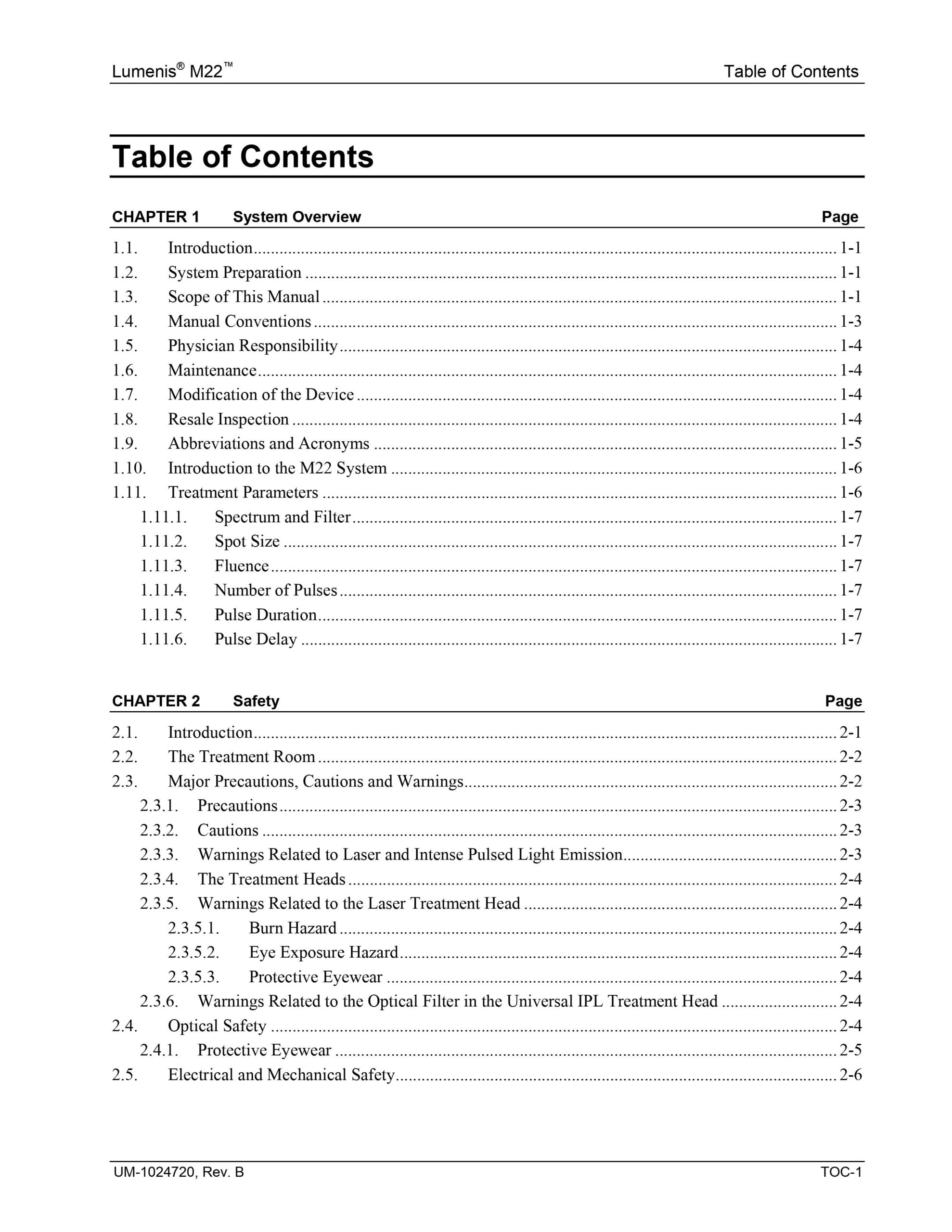 Lumenis M22 User Manual - PDF Download - Image 2