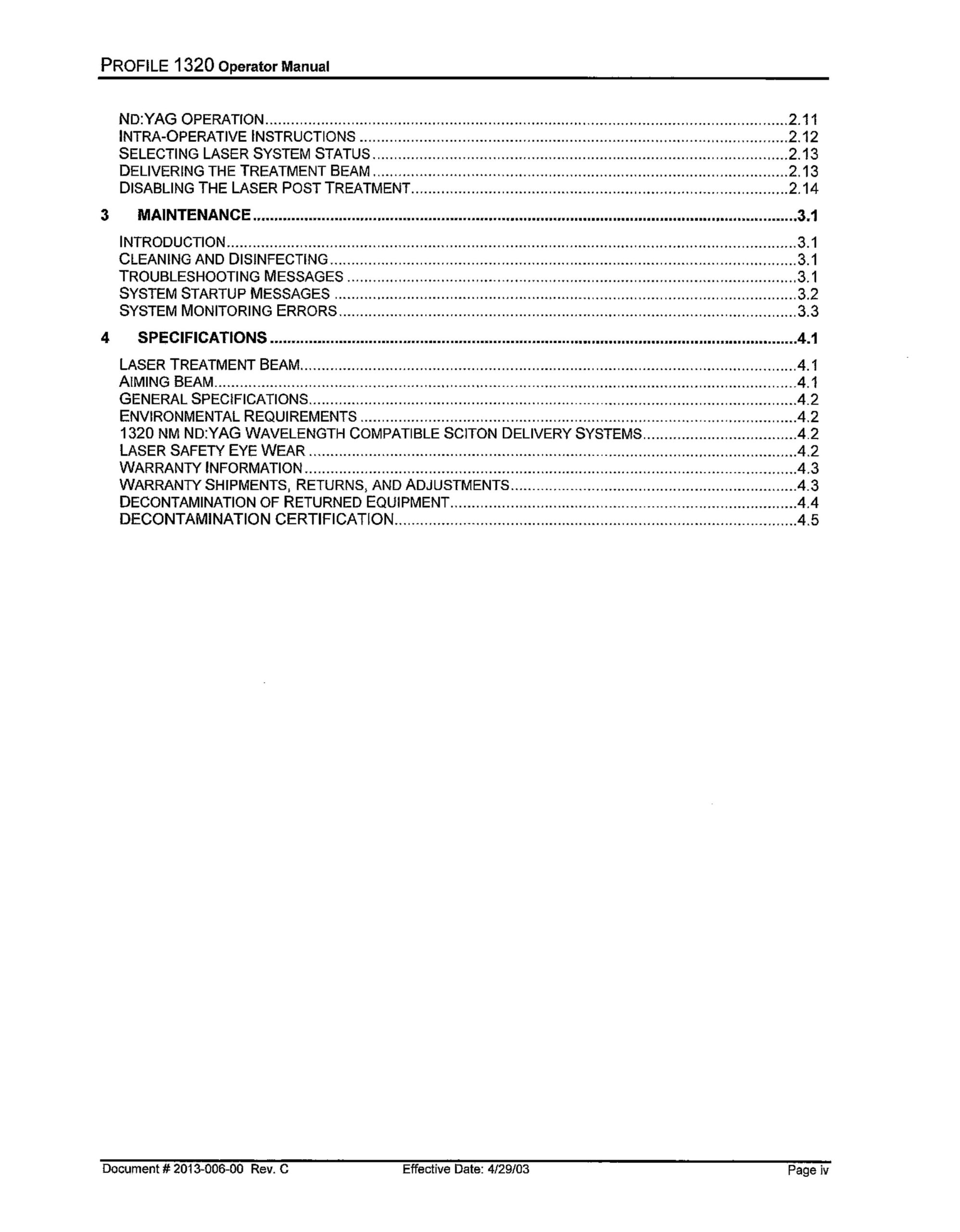 Sciton Profile 1320 User Manual - PDF Download - Image 3