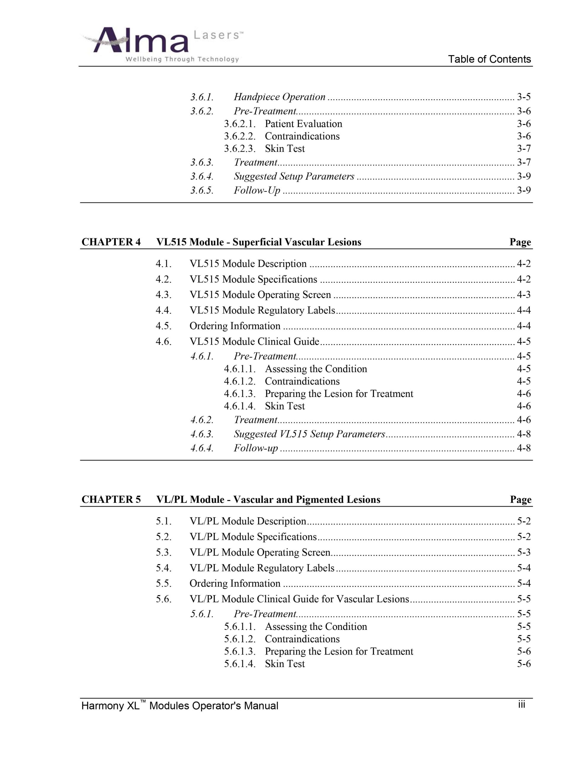 Alma Harmony XL User Manual & Reference Guide - PDF Download - Image 3