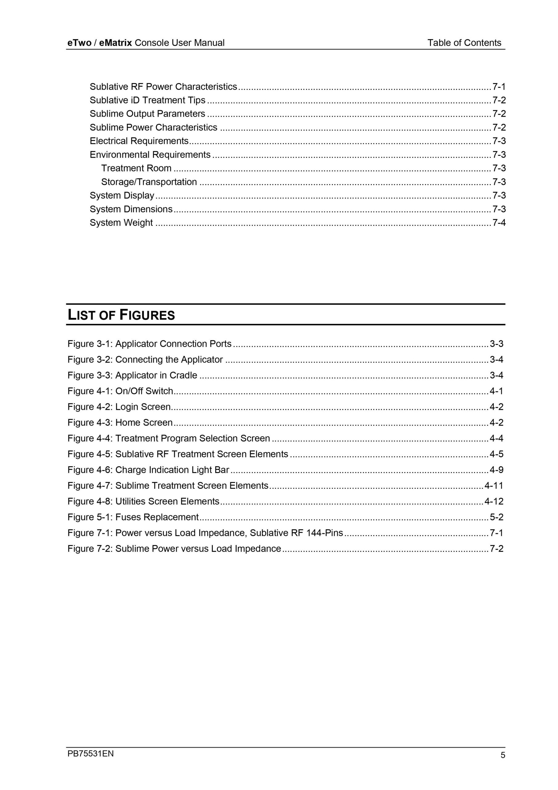 Syneron eTwo / eMatrix, Sublative Handpiece & Sublime Handpiece User Manuals - PDF Download - Image 4