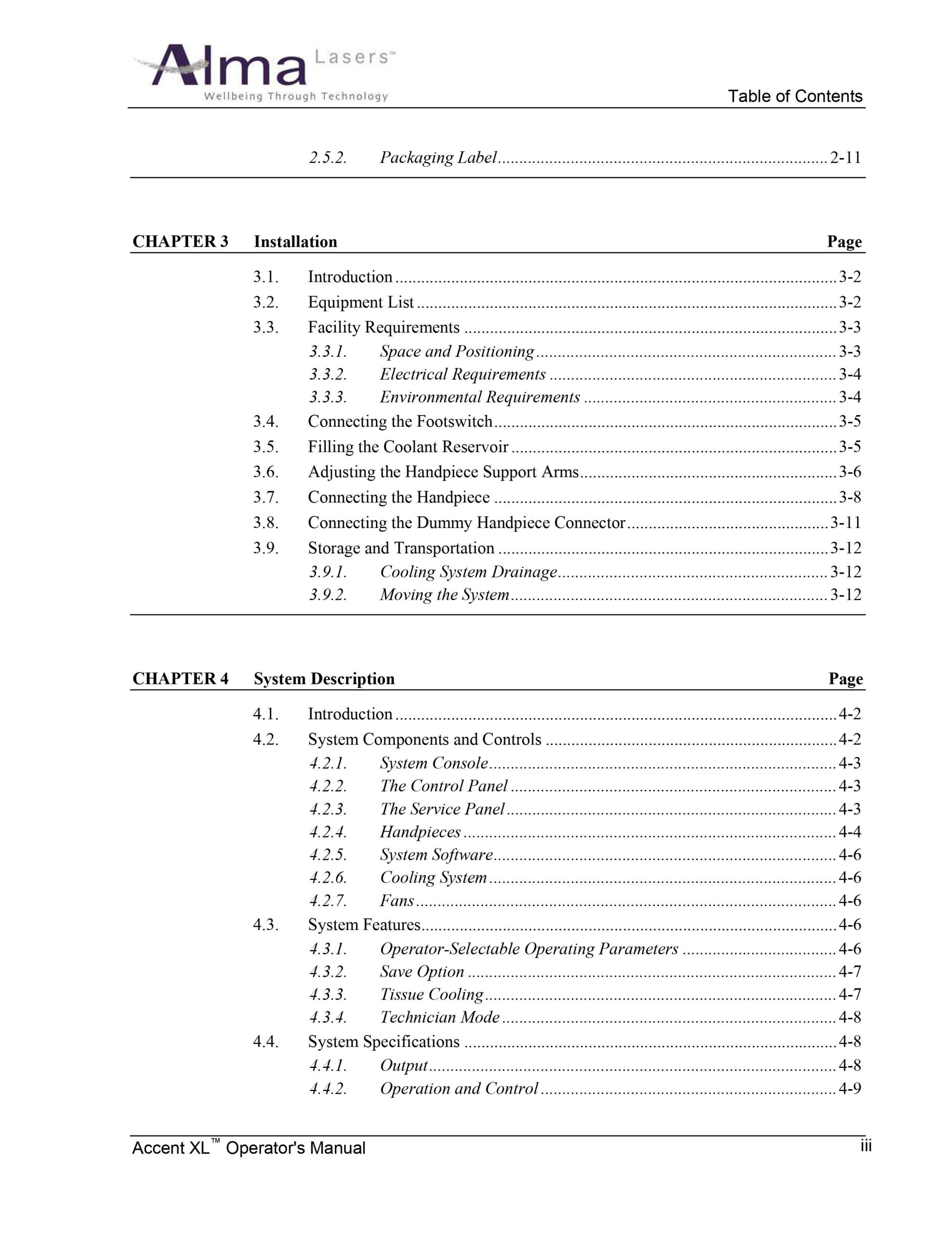 Alma Accent XL User Manual, Planning Guide & Quick Reference - PDF Download - Image 4
