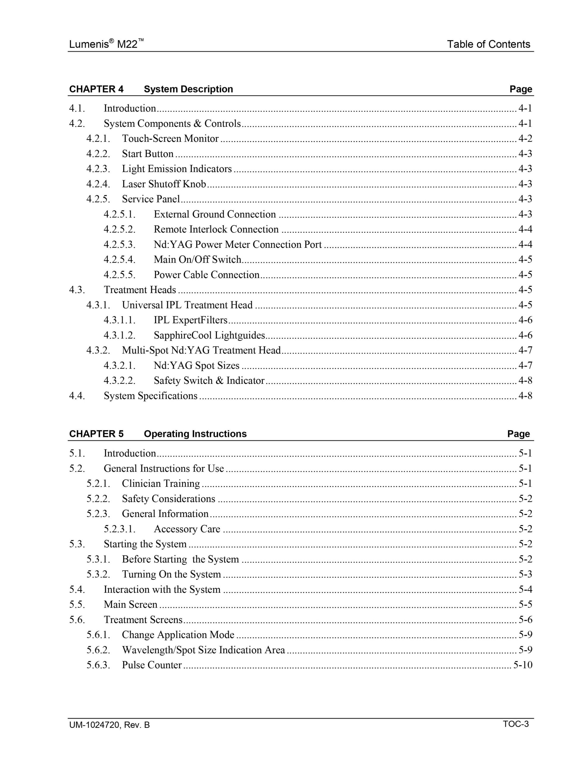 Lumenis M22 User Manual - PDF Download - Image 4