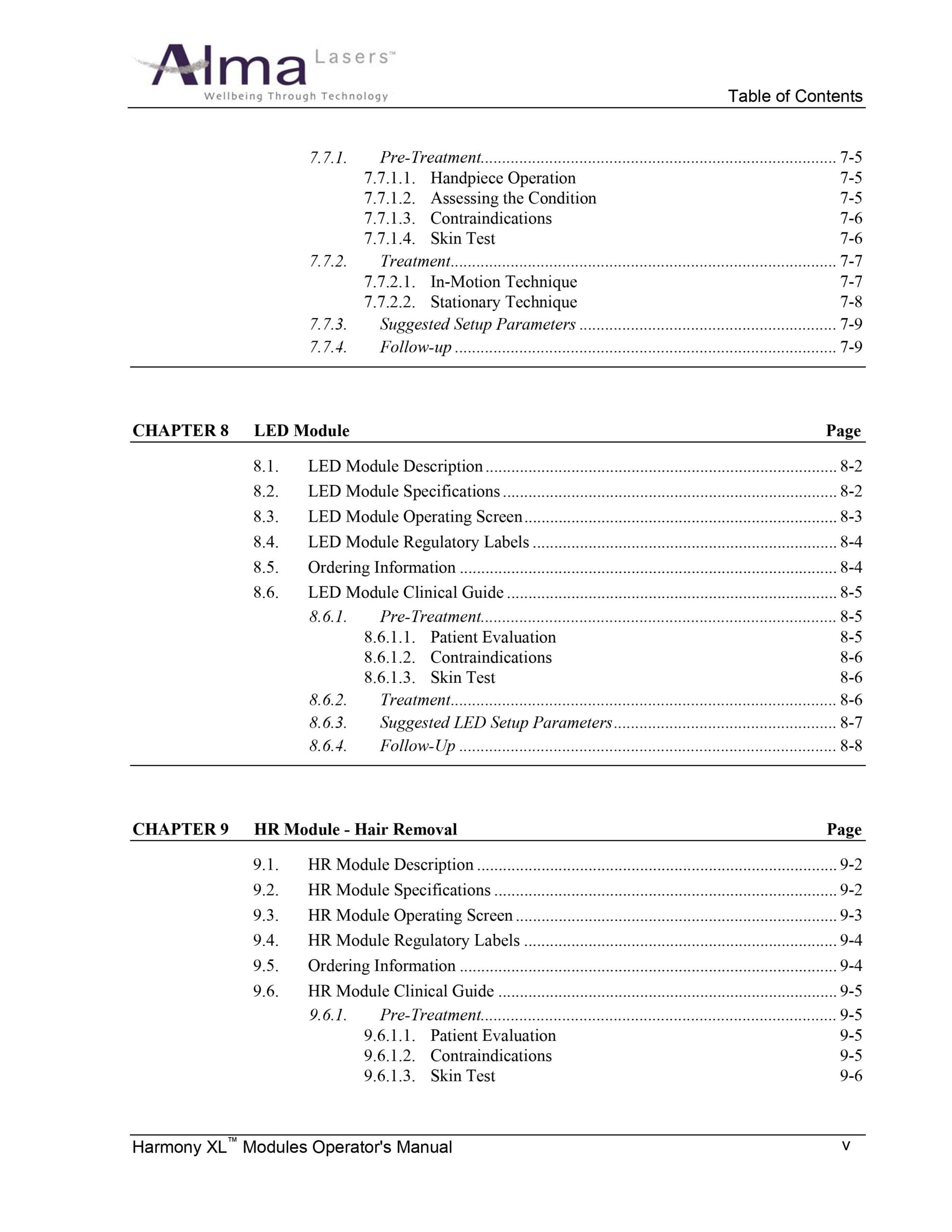 Alma Harmony XL User Manual & Reference Guide - PDF Download - Image 5