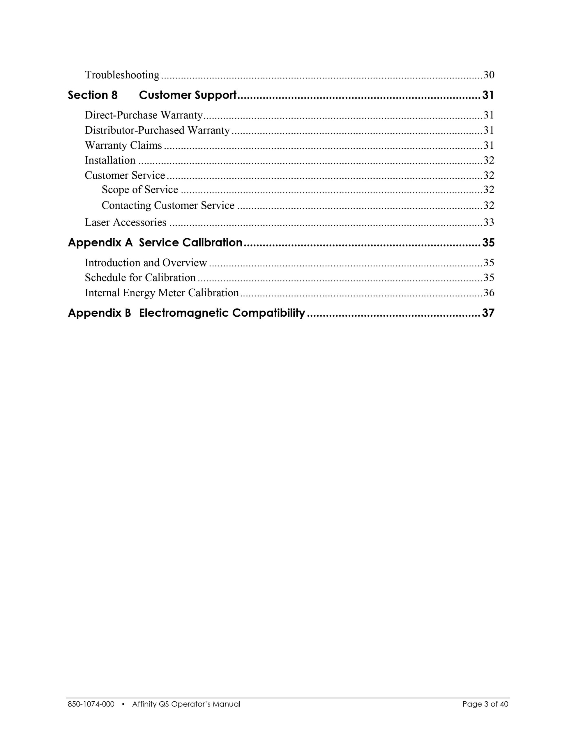 Cynosure Affinity QS User Manual - PDF Download - Image 4