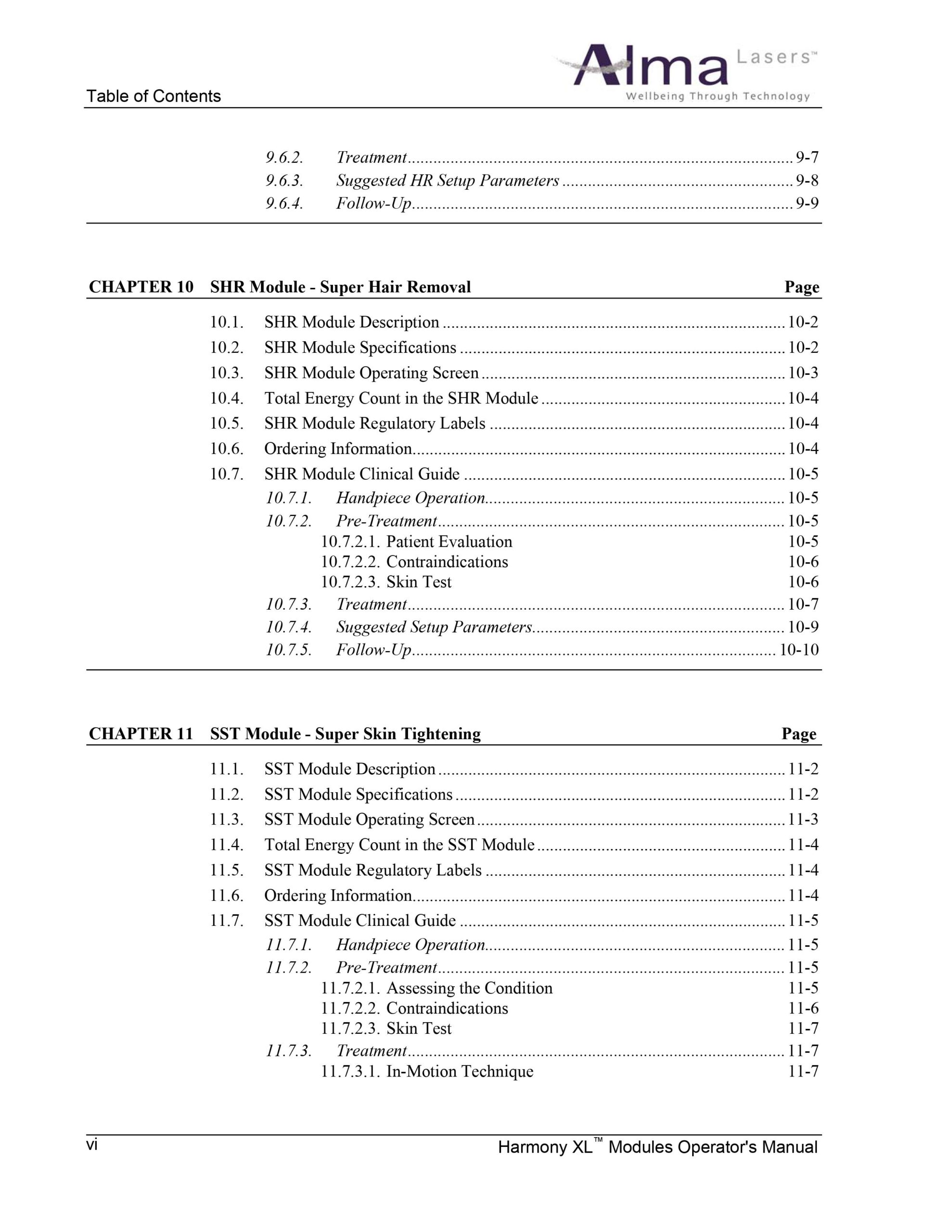 Alma Harmony XL User Manual & Reference Guide - PDF Download - Image 6