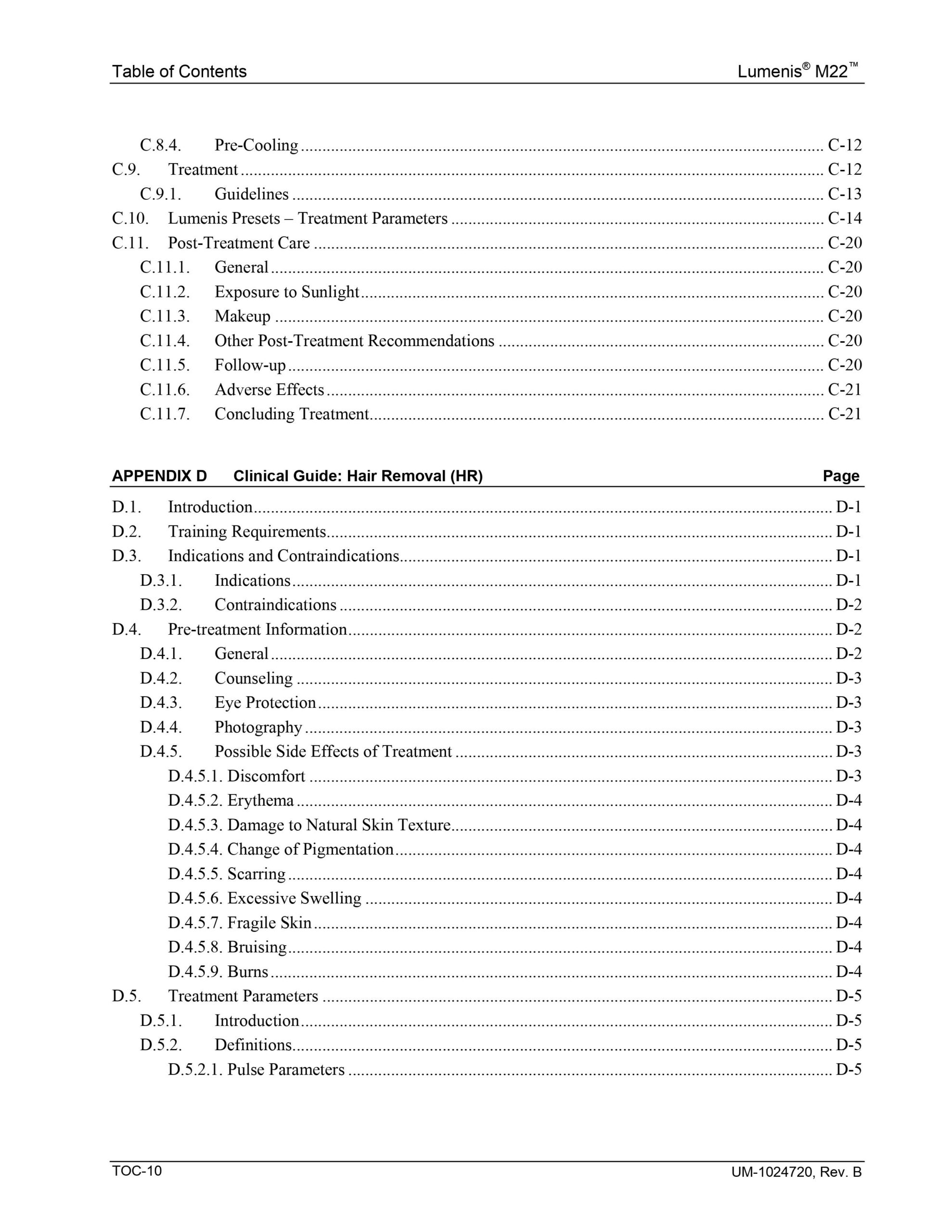 Lumenis M22 User Manual - PDF Download - Image 11