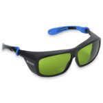 LazerLenz Premium Laser green Goggles angled front view
