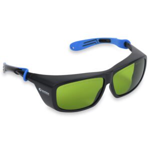 LazerLenz Premium Laser green Goggles angled front view