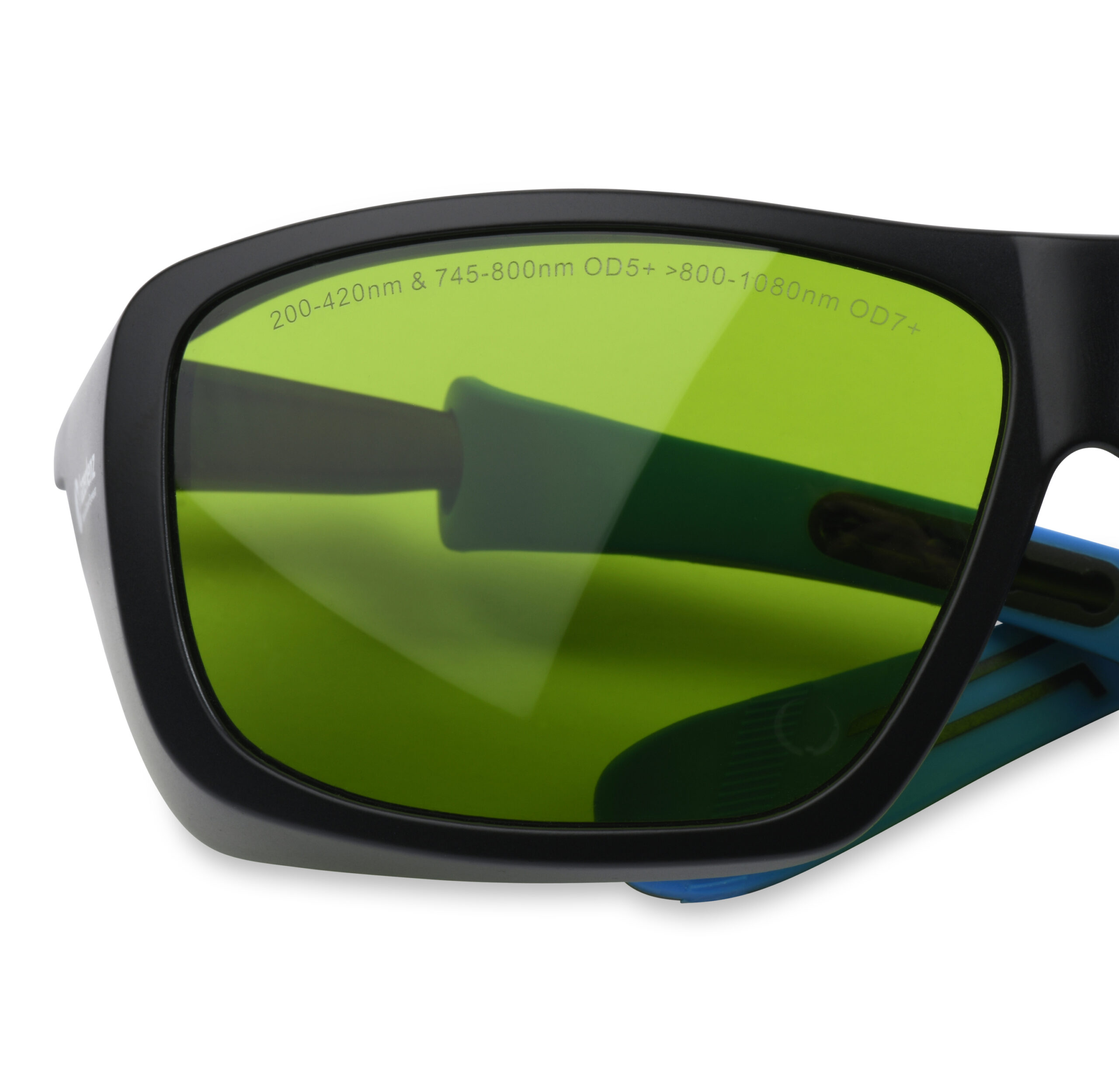 Multi Wavelength laser safety goggles close-up