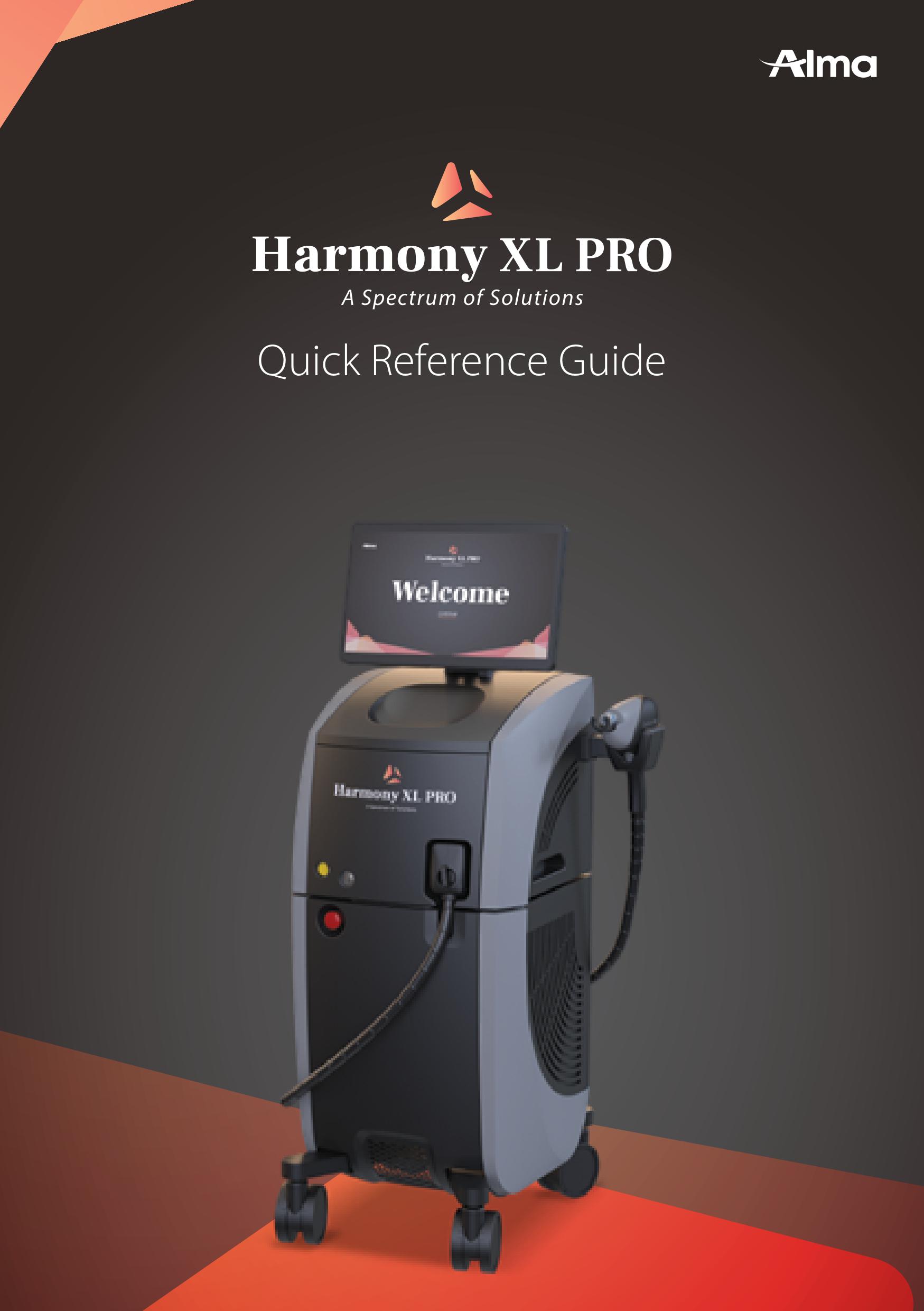 Alma Harmony XL Pro User Manual & Quick Reference Guide - PDF Download - Image 9