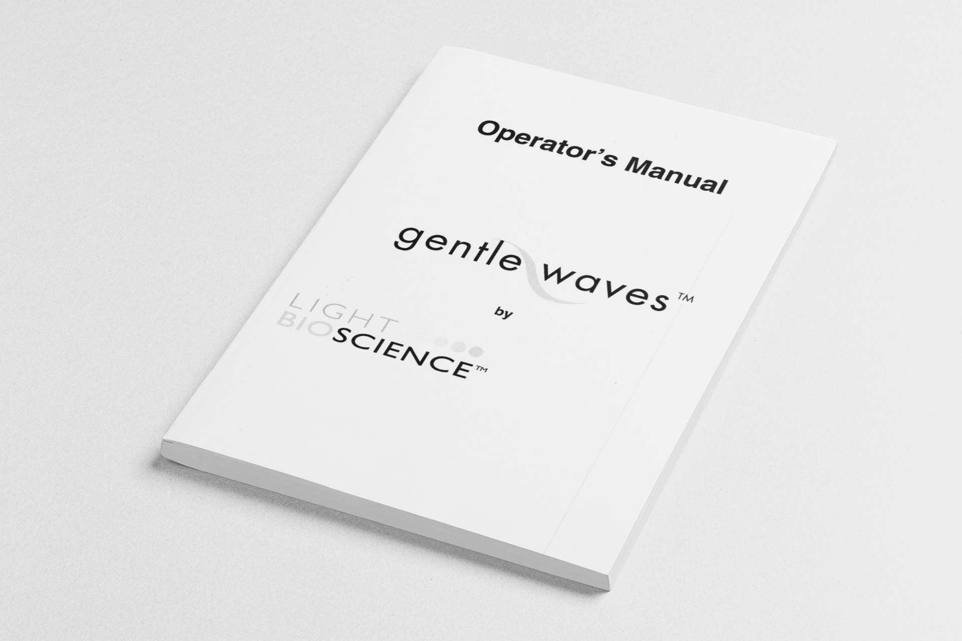 Light Bioscience GentleWaves User Manual - PDF Download