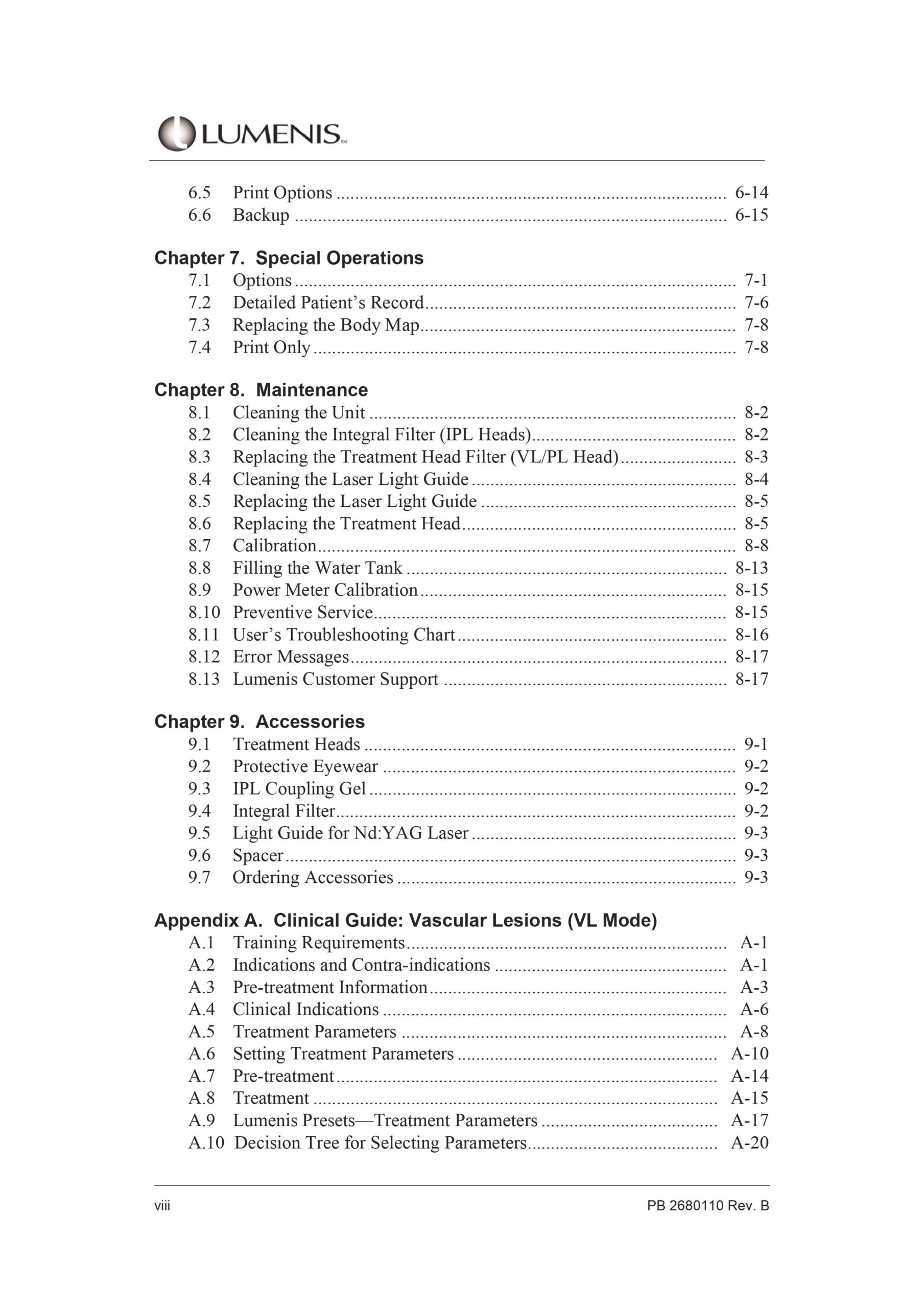 Lumenis Vasculight SR User Manual - PDF Download - Image 3