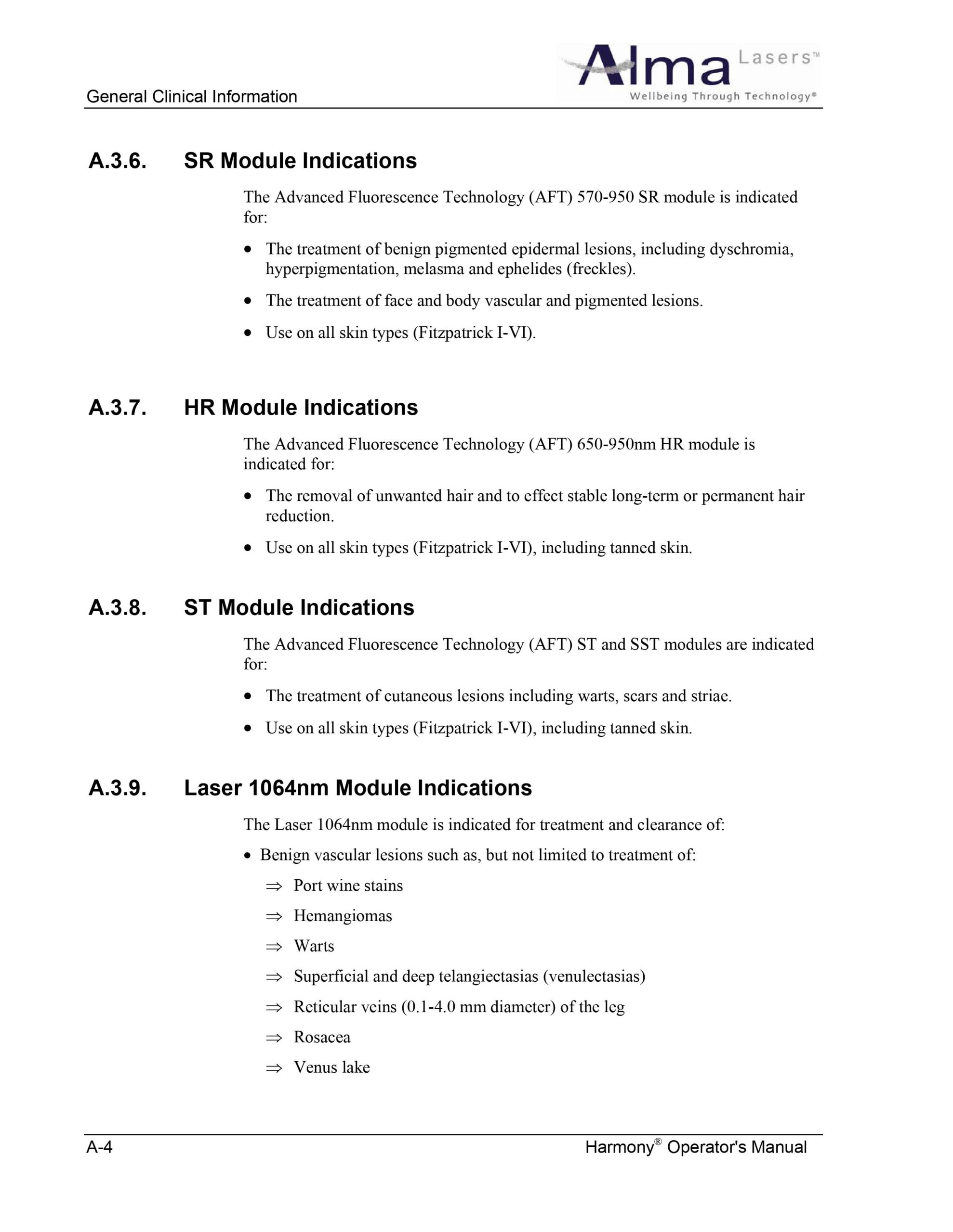 Alma Harmony Elite User Manual & Reference Guide - PDF Download - Image 5