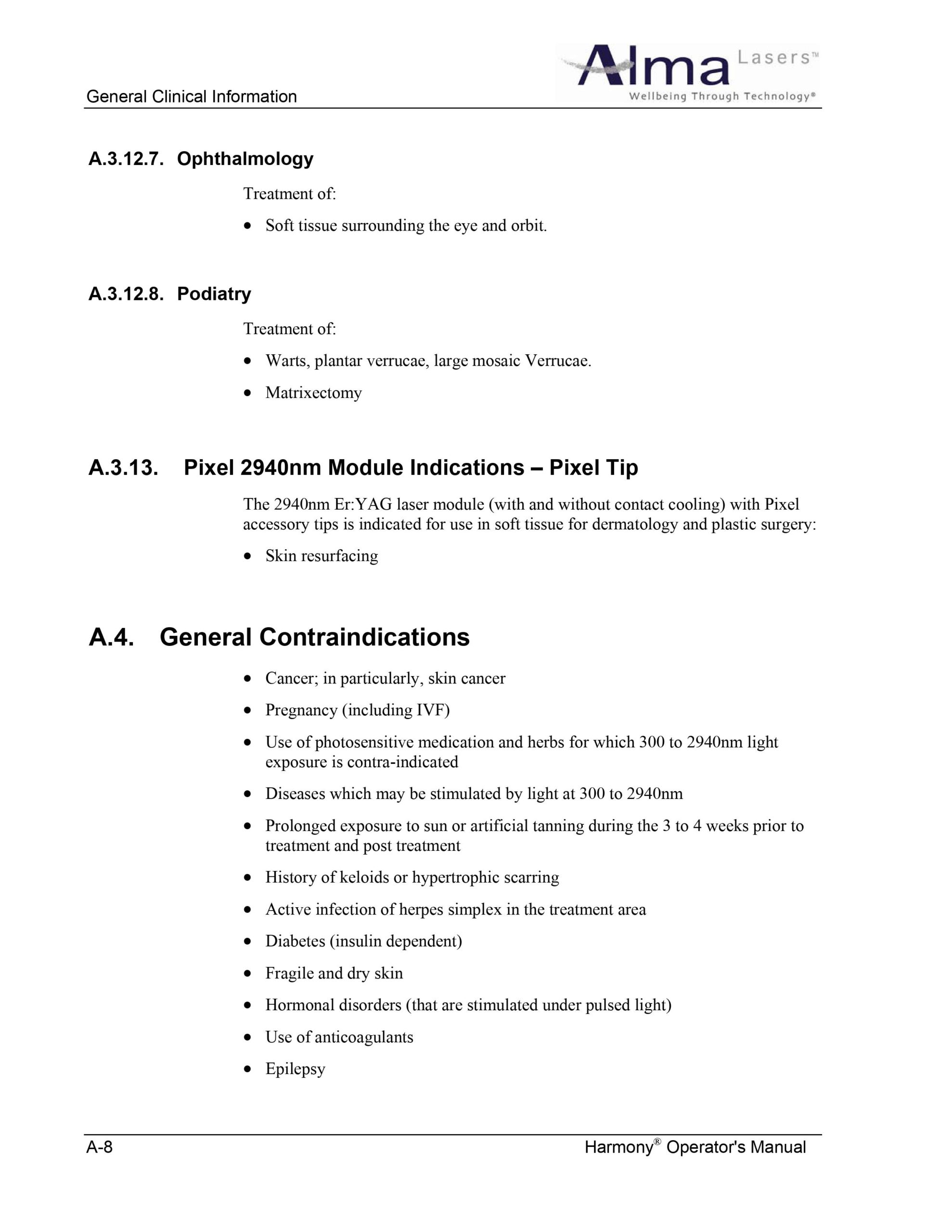Alma Harmony Elite User Manual & Reference Guide - PDF Download - Image 9