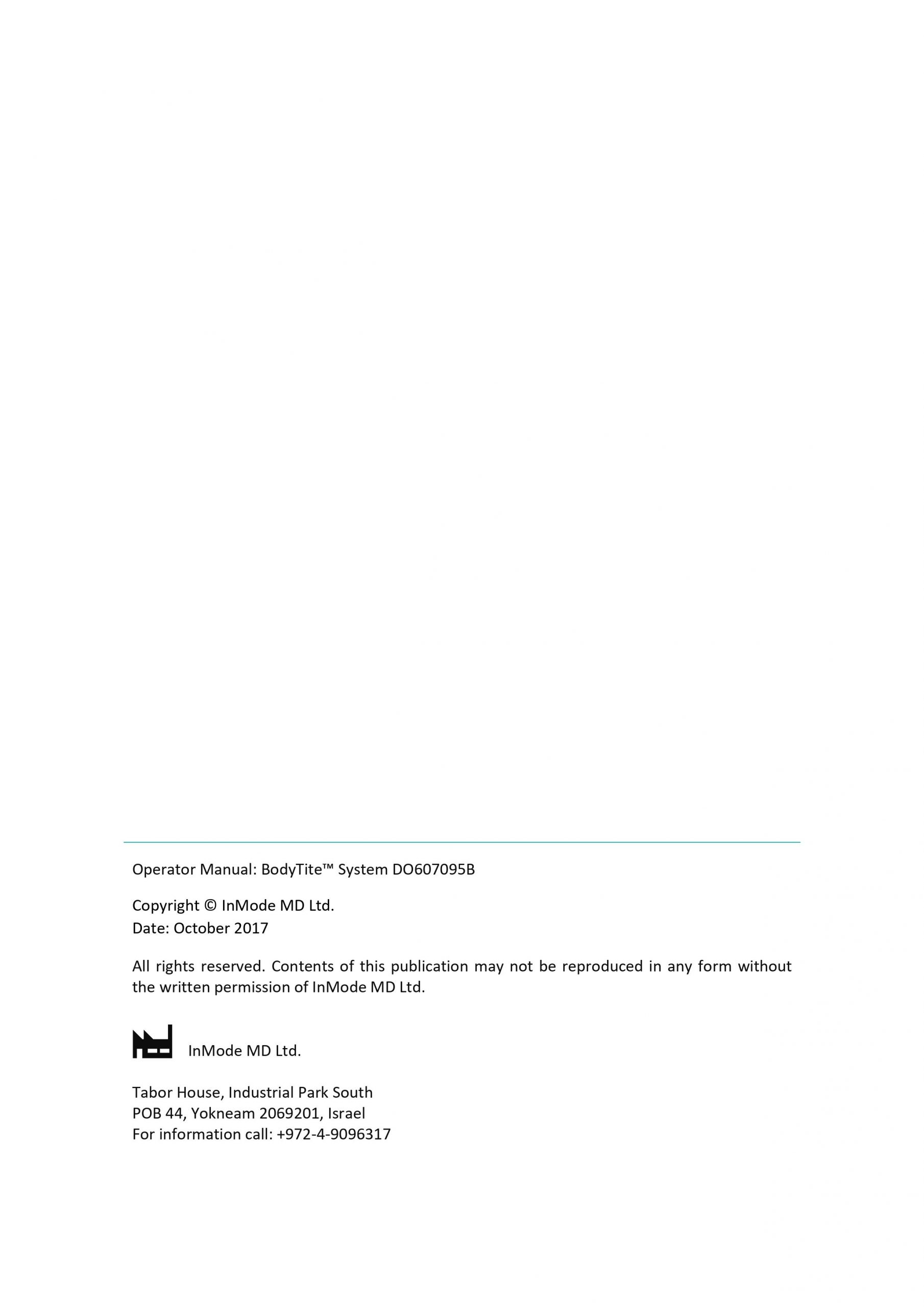 InMode Bodytite User Manual - PDF Download - Image 5