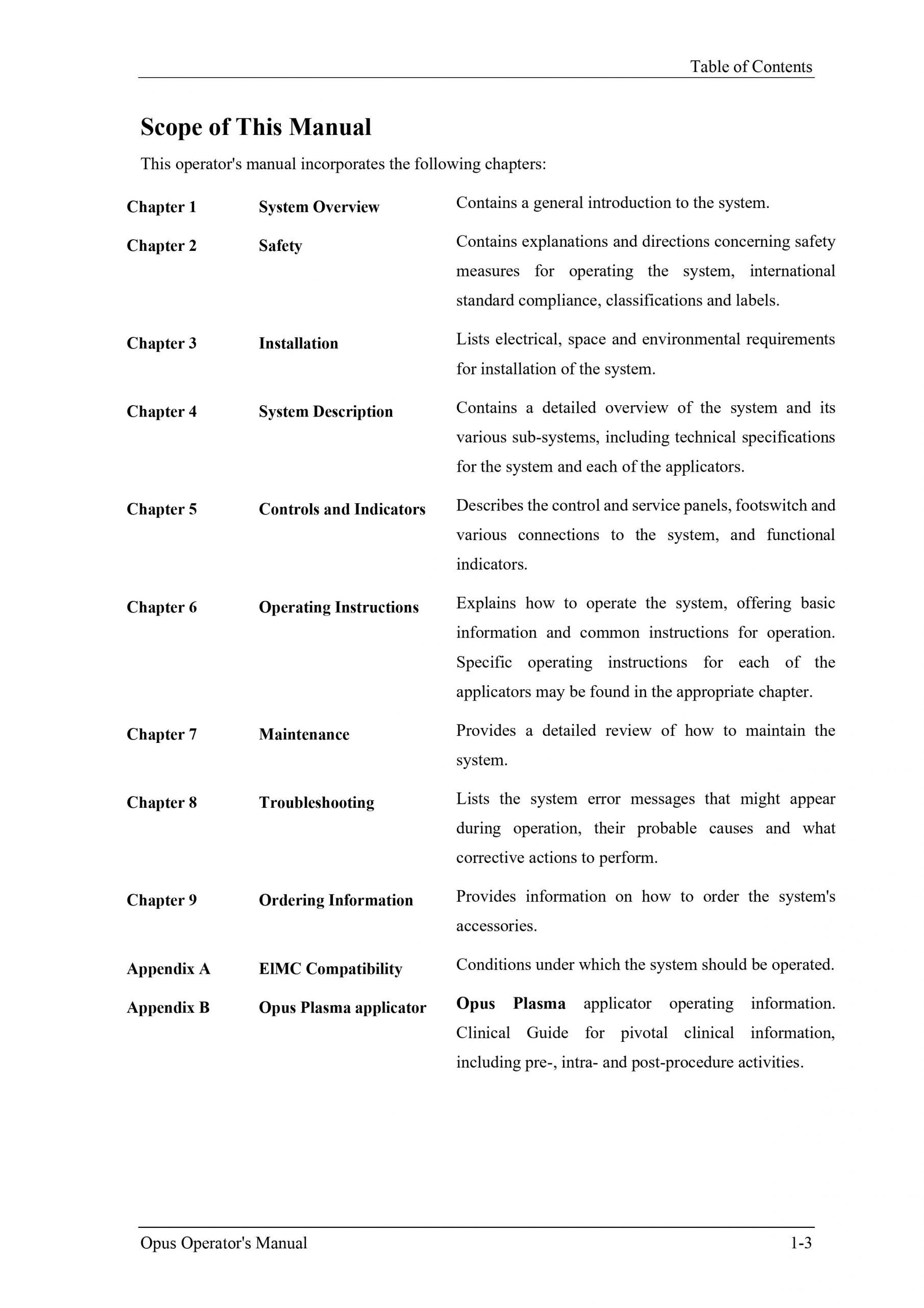 Alma Opus Plasma User Manual - PDF Download - Image 6