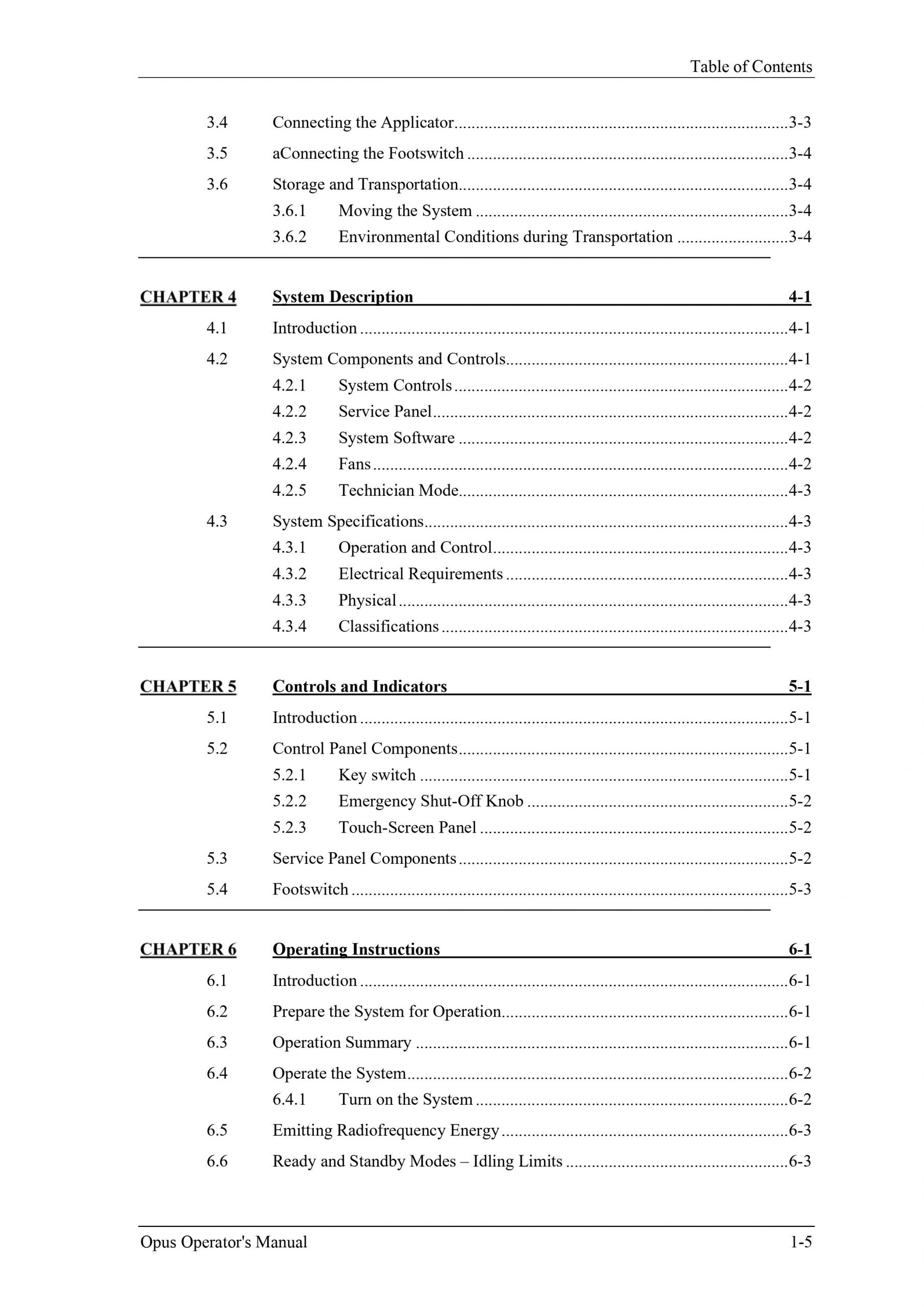Alma Opus Plasma User Manual - PDF Download - Image 5