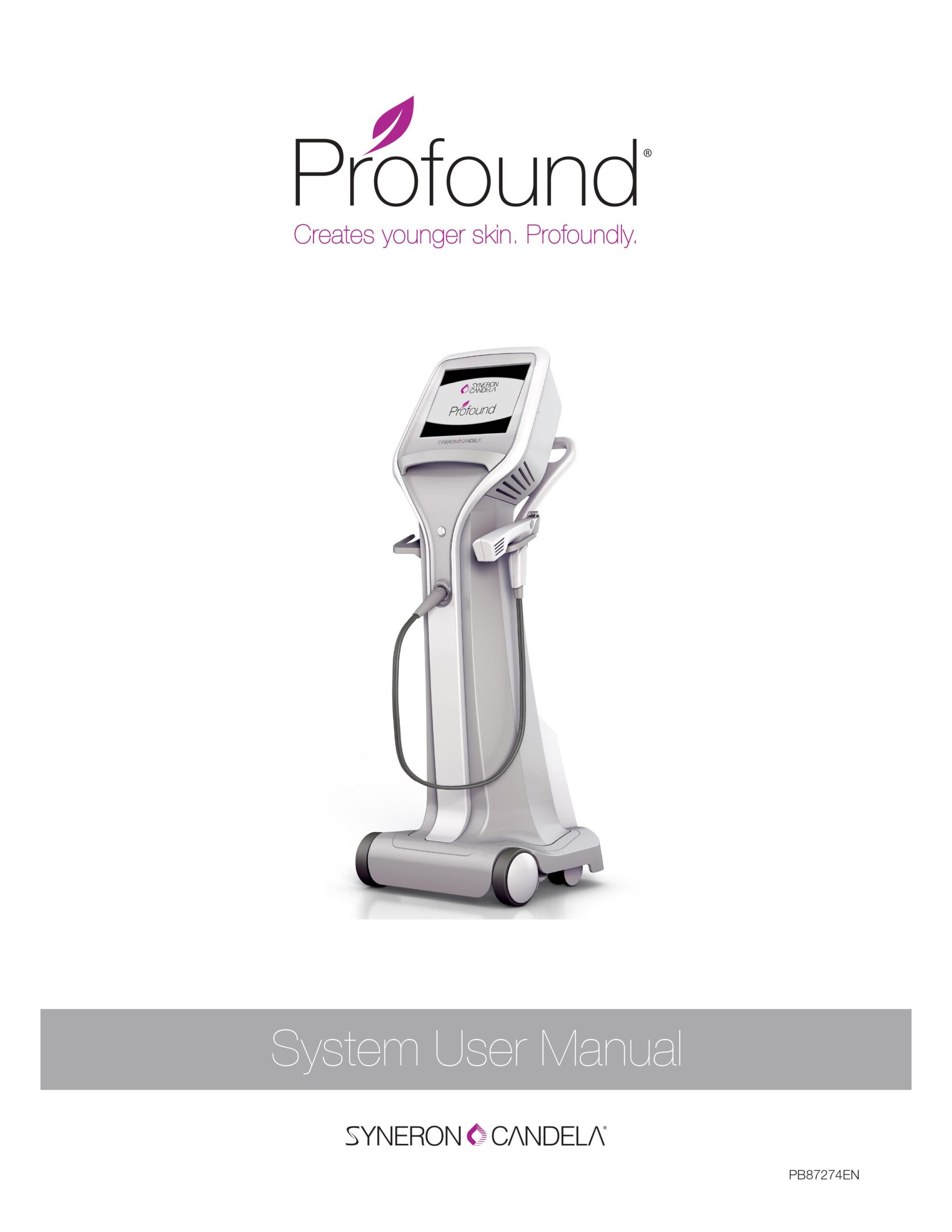 Syneron Candela Profound User Manual & Quick Reference Guide - PDF Download - Image 2