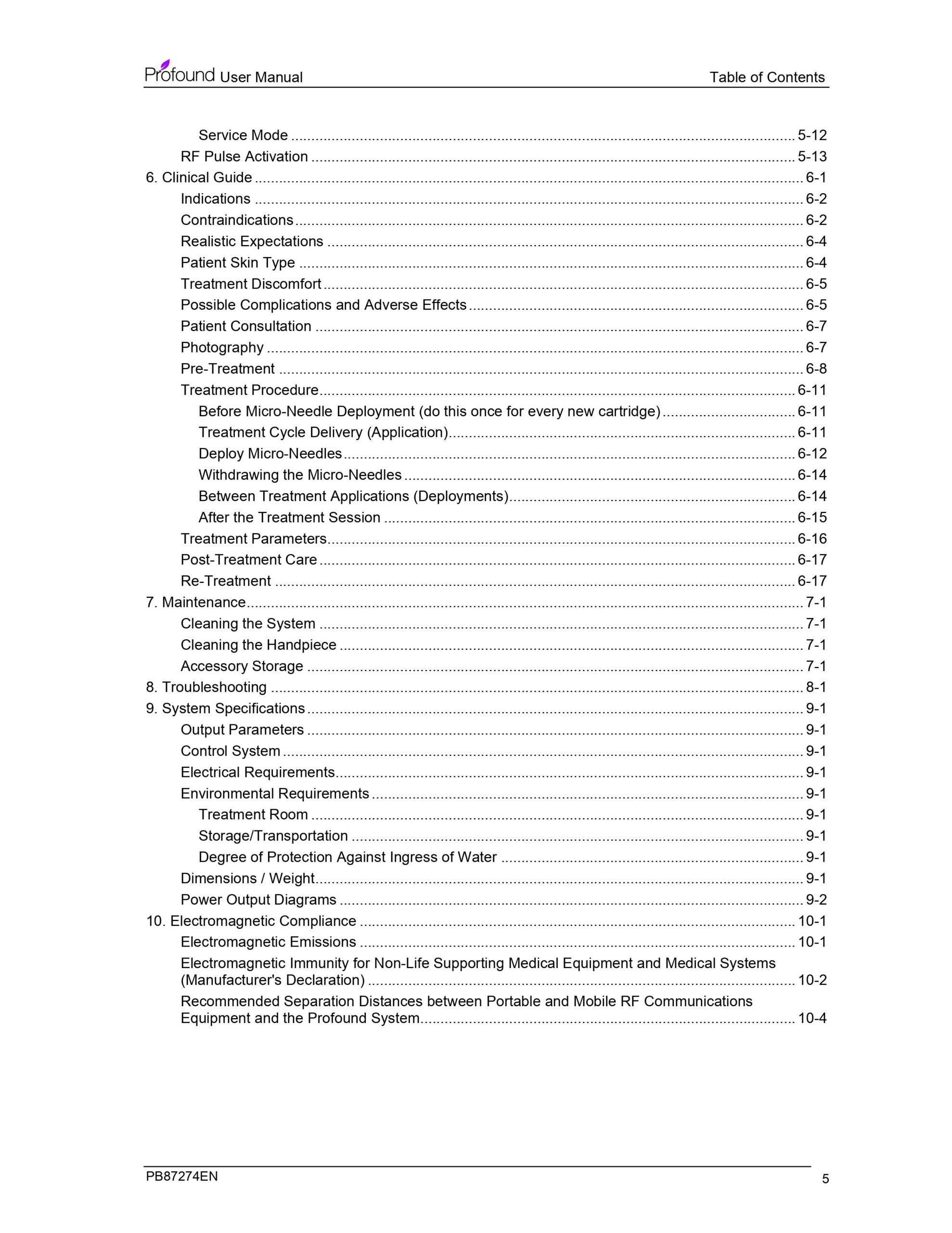 Syneron Candela Profound User Manual & Quick Reference Guide - PDF Download - Image 4