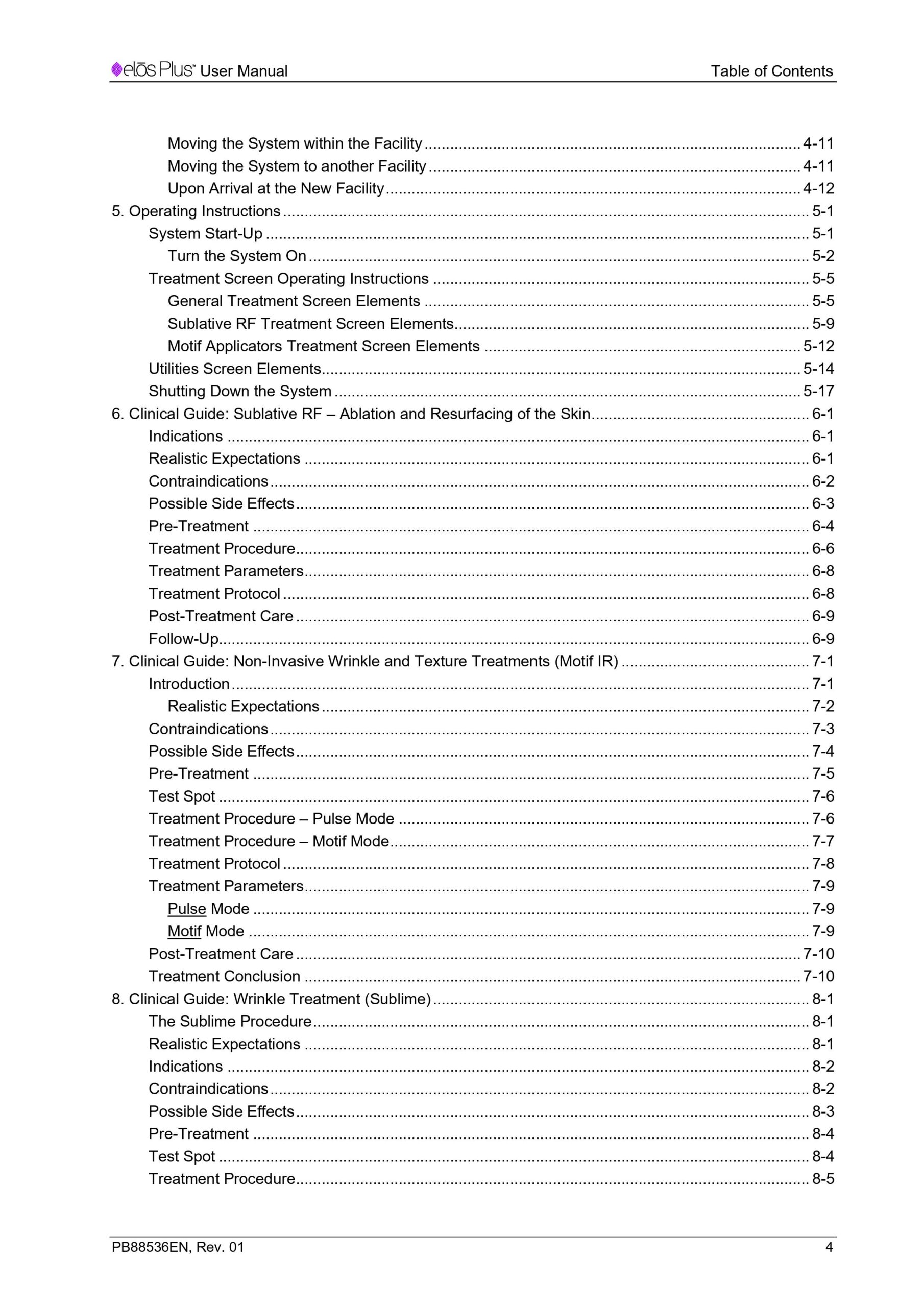 Syneron Candela Elos Plus User Manual & Service Instruction - PDF Download - Image 4