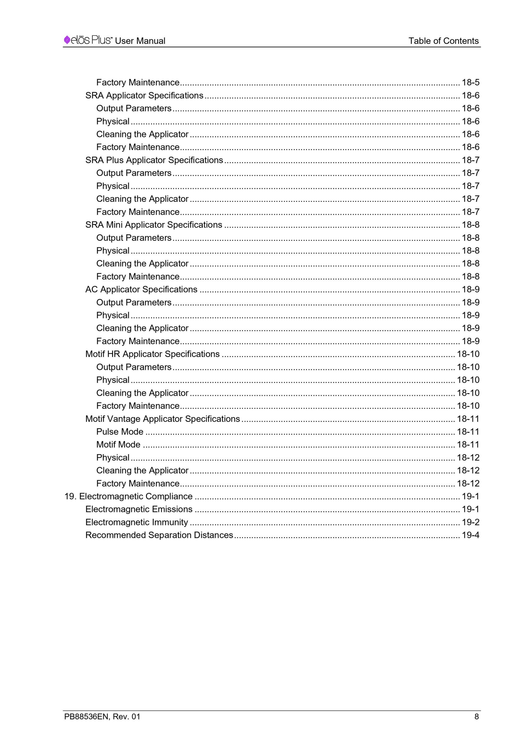 Syneron Candela Elos Plus User Manual & Service Instruction - PDF Download - Image 8