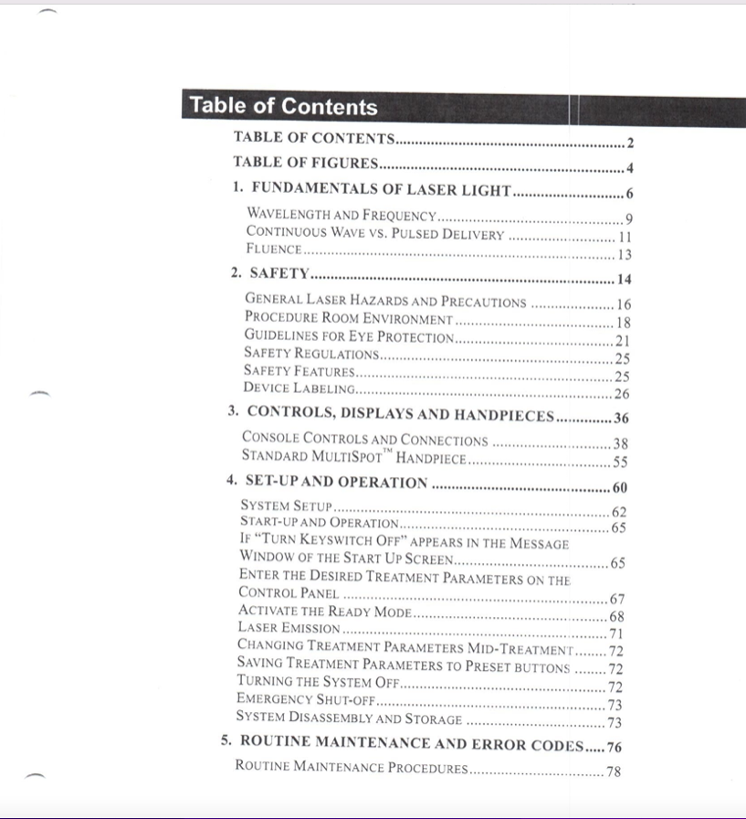 Cynosure Hoya ConBio Revlite User Manual & Clinical Training - PDF Download - Image 2