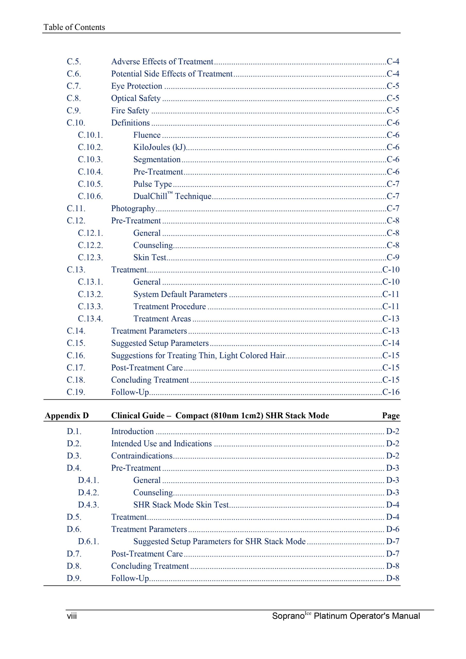 Alma Soprano Platinum User Manual & Quick Reference Guide - PDF Download - Image 8