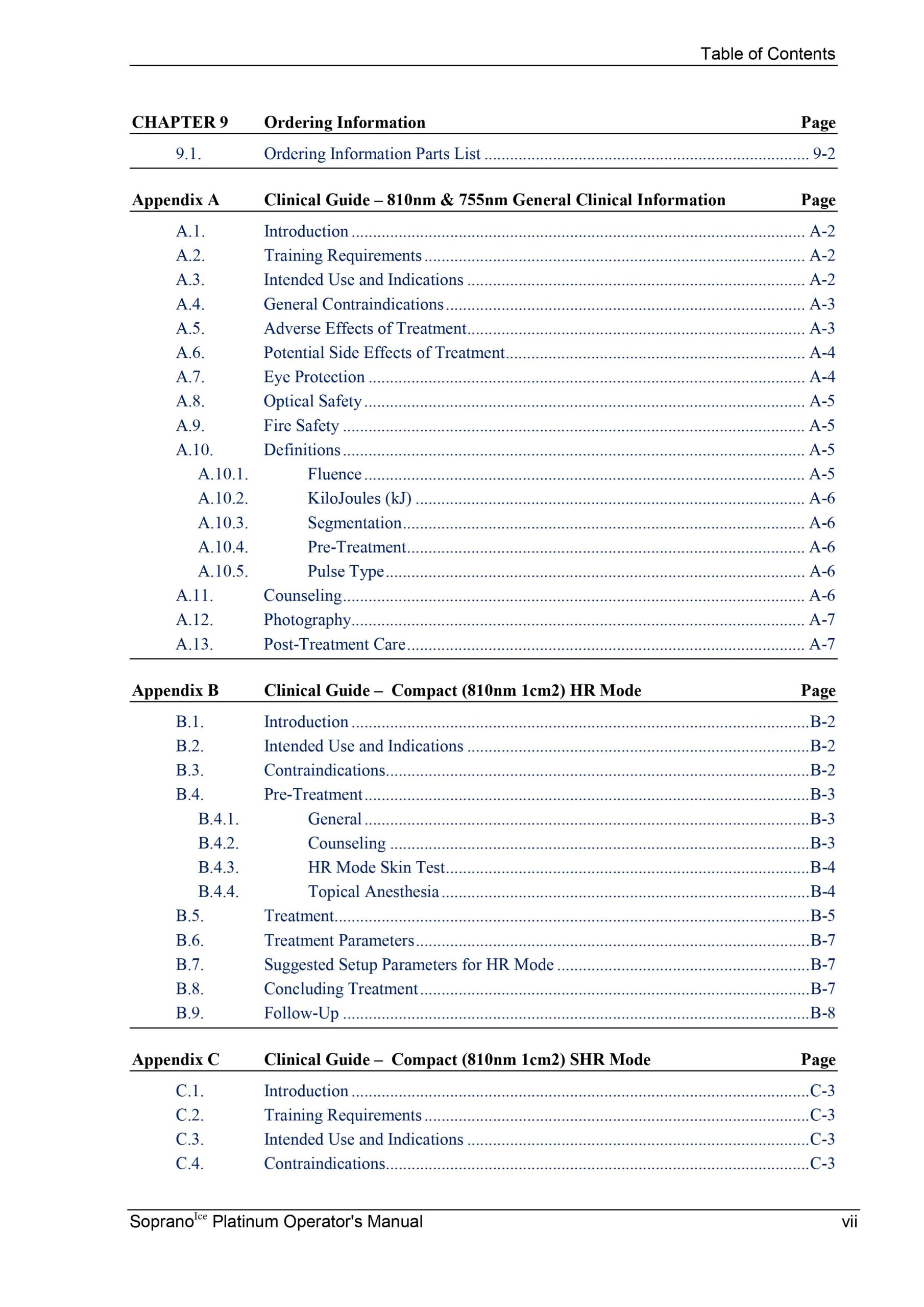 Alma Soprano Platinum User Manual & Quick Reference Guide - PDF Download - Image 9