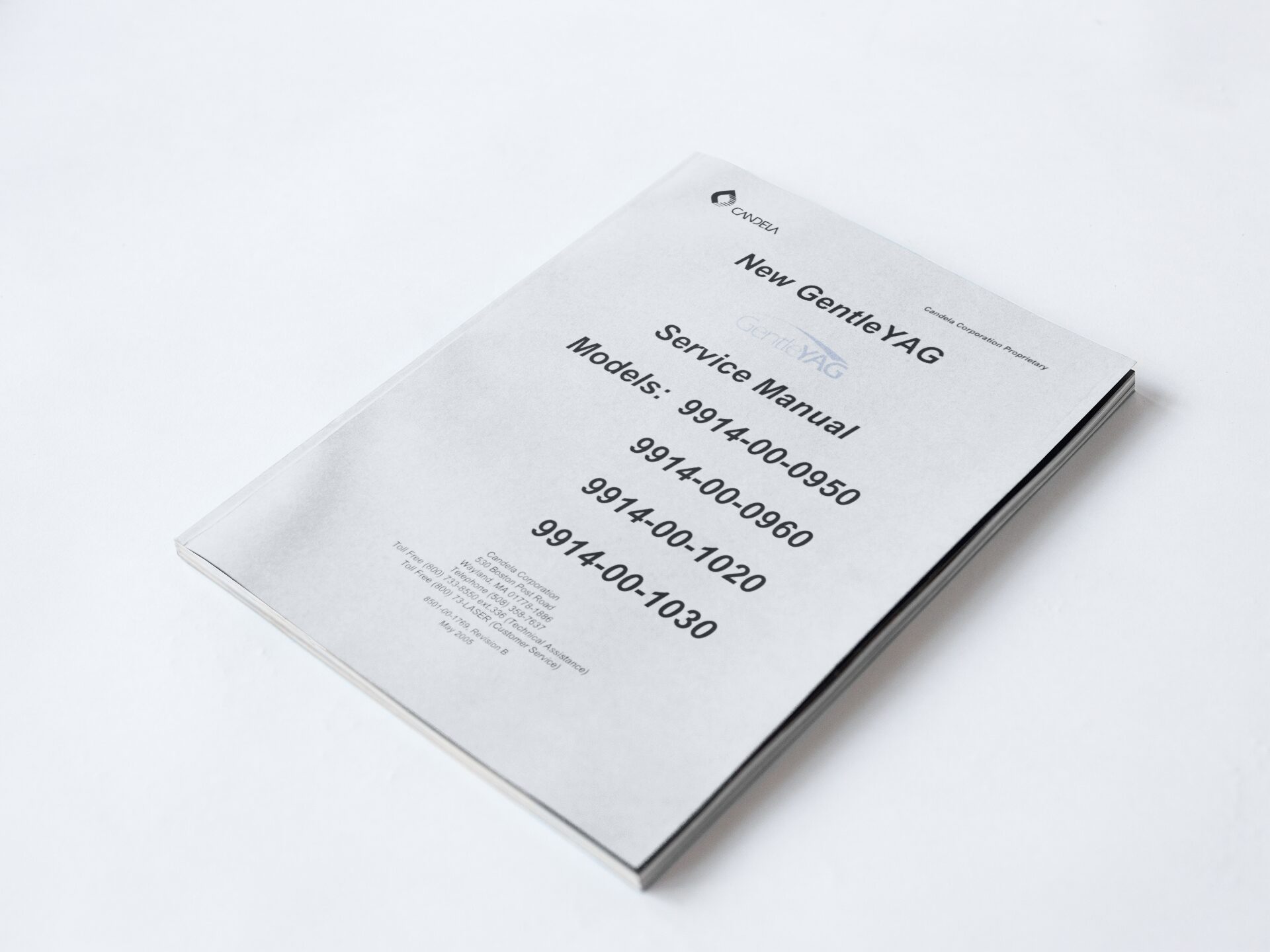 Candela GentleYAG Service Manual