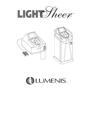 Lumenis Lightsheer Duet User Manual, Training Guide & Treatment Guidelines - PDF Download