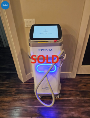 2021 Aesthetika Invikta SHR 808 nm Diode Laser Hair Removal, Like New Condition (vw)