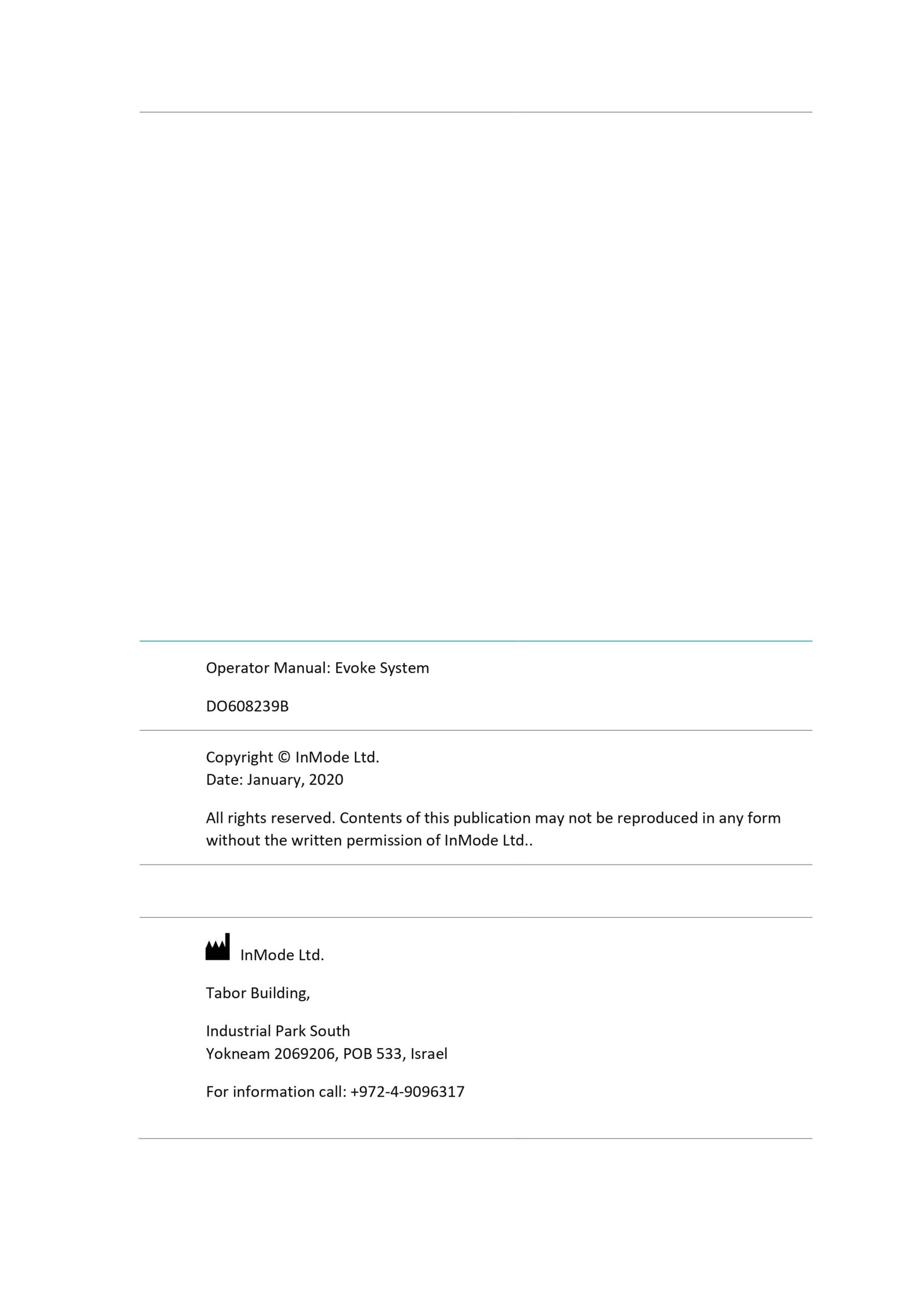InMode Evoke User Manual - PDF Download - Image 4