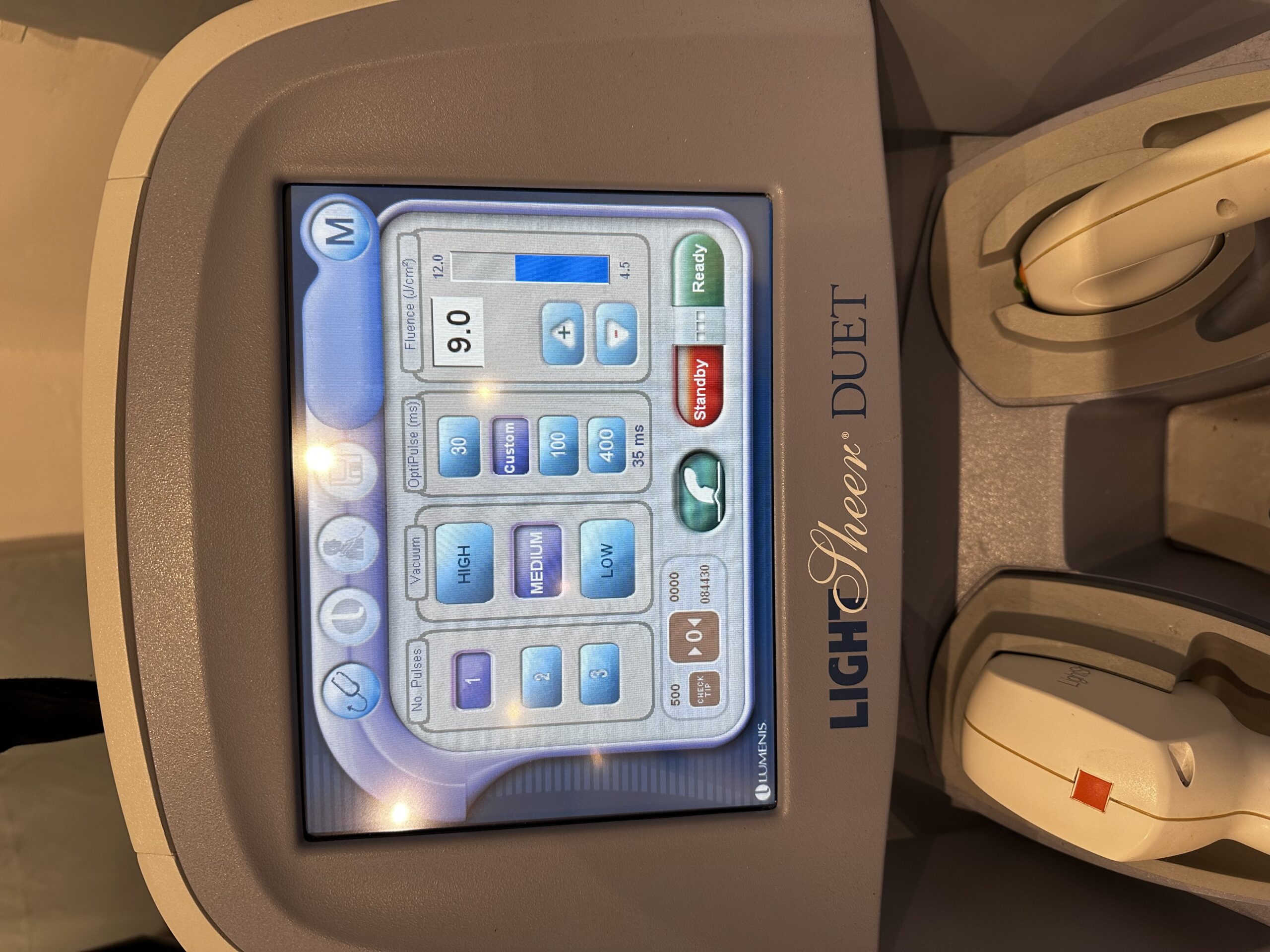 2013 Lumenis Lightsheer Duet Diode 805nm Hair Removal - 2018 HS & ET Handpieces - ONLY 152,499 TOTAL SYSTEM PULSES!!! - Free Shipping & Warranty (km/hew)x - Image 8