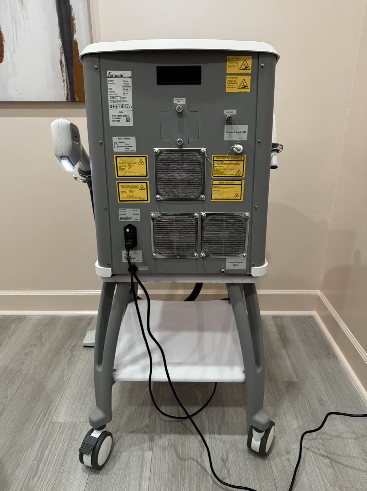 2023 Formatk Alpha - Diode & IPL - IPL Skin Rejuvenation & Vascular & Pigment, Rosacea, & Diode Hair Removal - with 4 Handpieces - L530 IPL, S530 IPL, S590 IPL, & LLD Diode (km/rem)x - Image 5