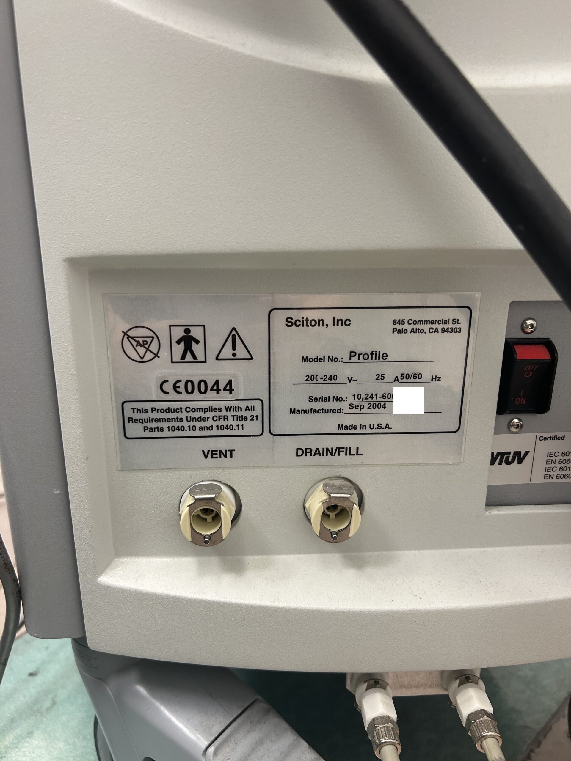 2004 Sciton Profile with BBL w/ (7) Filters, CLEAR SCAN 1064nm Nd Yag Hair Removal & Vascular, CONTOUR 2940nm Erbium Yag Resurfacing & Profractional - Includes Skin Chiller - Excellent Condition - Free Shipping & Warranty (km/kee)x - Image 39