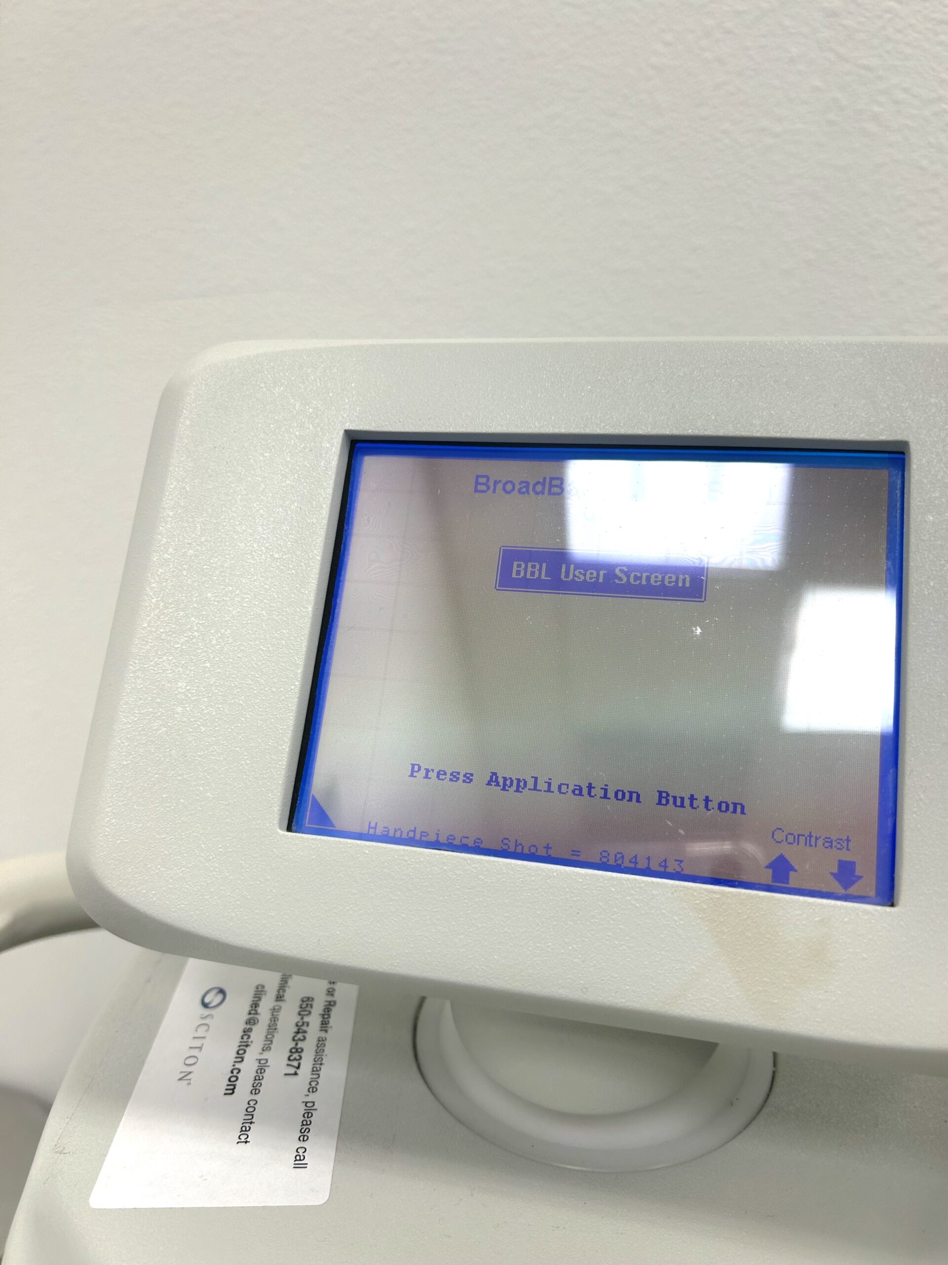 2004 Sciton Profile with BBL w/ (7) Filters, CLEAR SCAN 1064nm Nd Yag Hair Removal & Vascular, CONTOUR 2940nm Erbium Yag Resurfacing & Profractional - Includes Skin Chiller - Excellent Condition - Free Shipping & Warranty (km/kee)x - Image 5