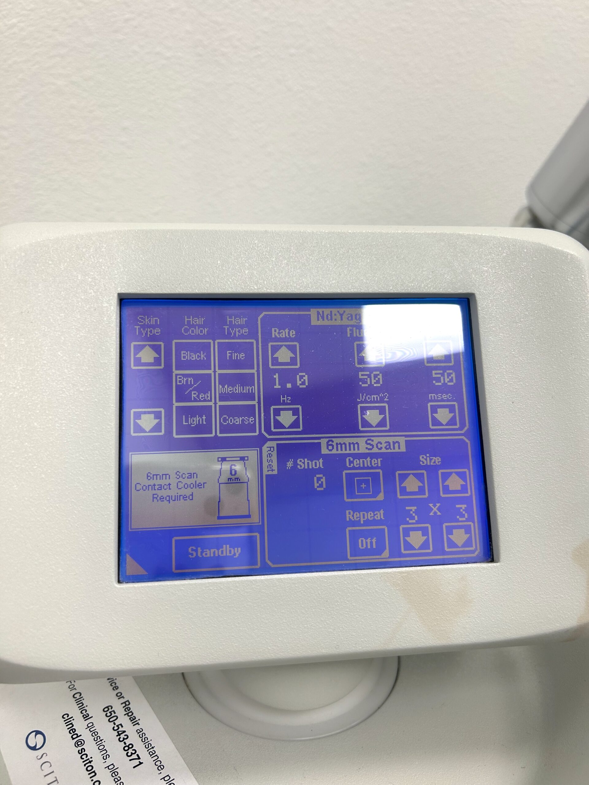 2004 Sciton Profile with BBL w/ (7) Filters, CLEAR SCAN 1064nm Nd Yag Hair Removal & Vascular, CONTOUR 2940nm Erbium Yag Resurfacing & Profractional - Includes Skin Chiller - Excellent Condition - Free Shipping & Warranty (km/kee)x - Image 6