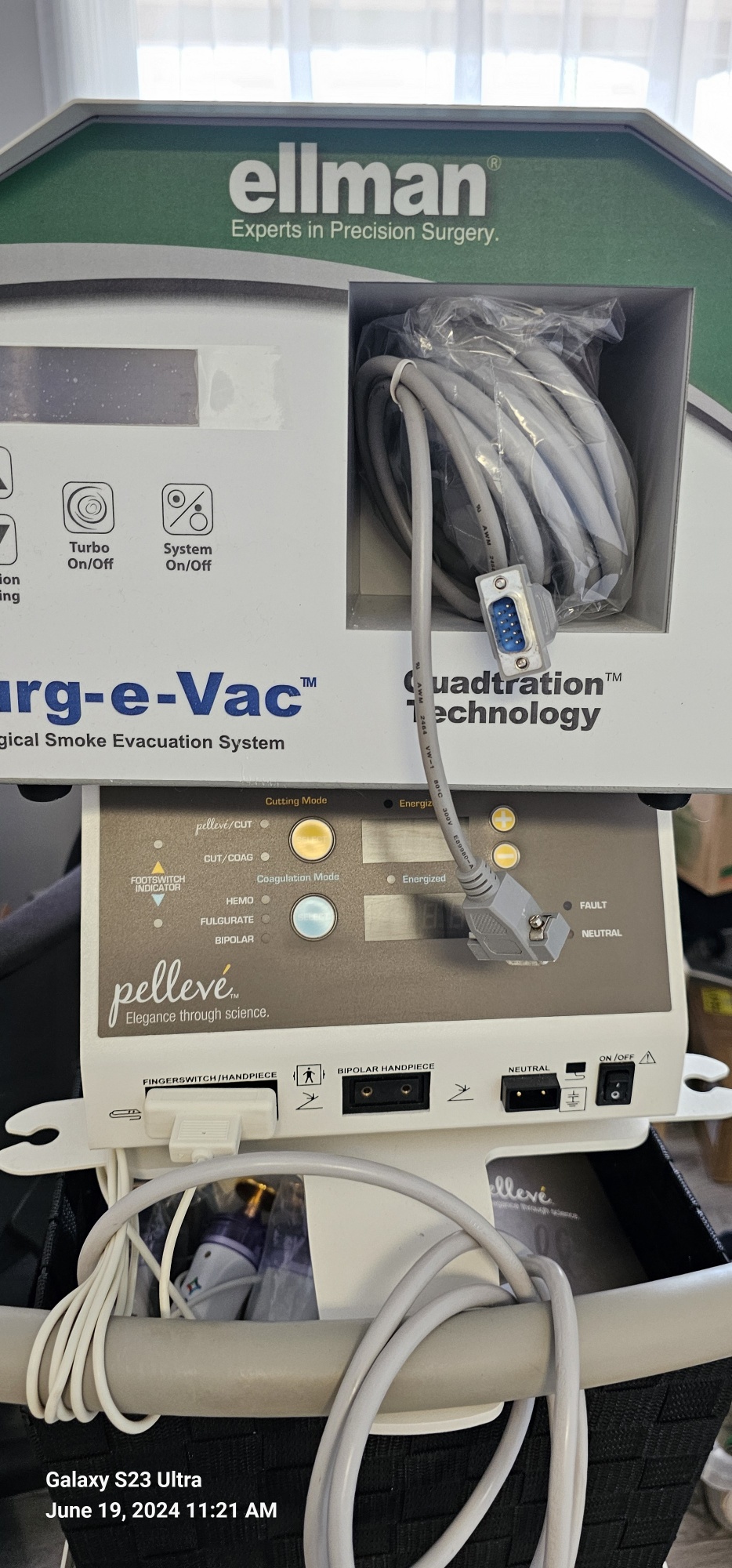 2011 Ellman Cynosure Pelleve S5 - Radio Frequency Surgical Generator - Wrinkle Reduction, Cutting & Coagulation (km/bur)s - Image 19
